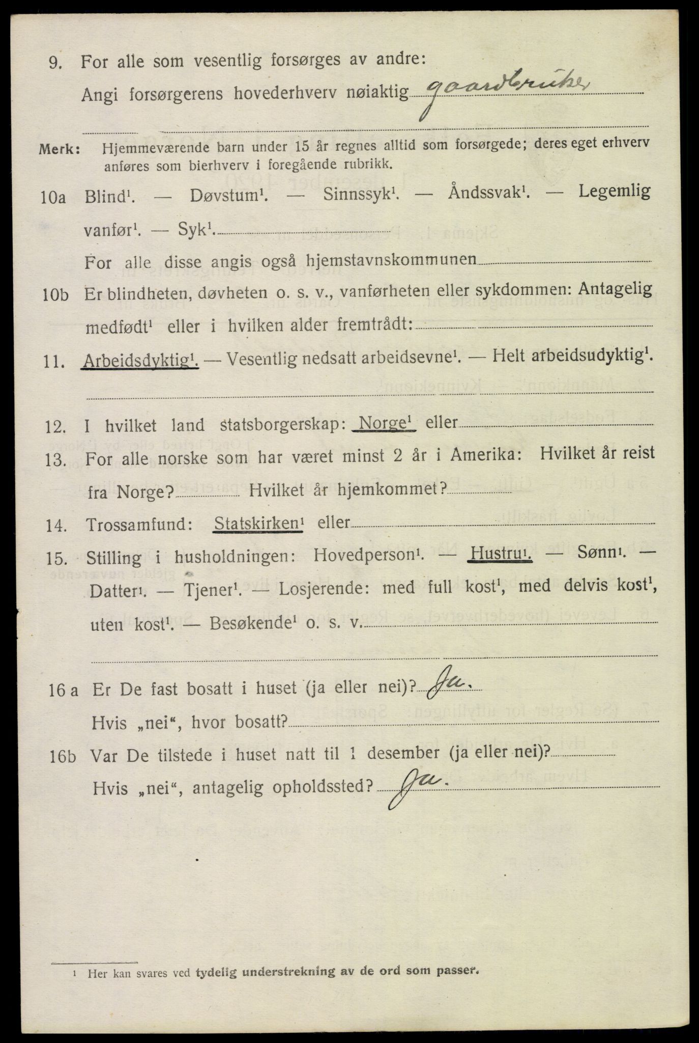 SAH, 1920 census for Åmot, 1920, p. 8190