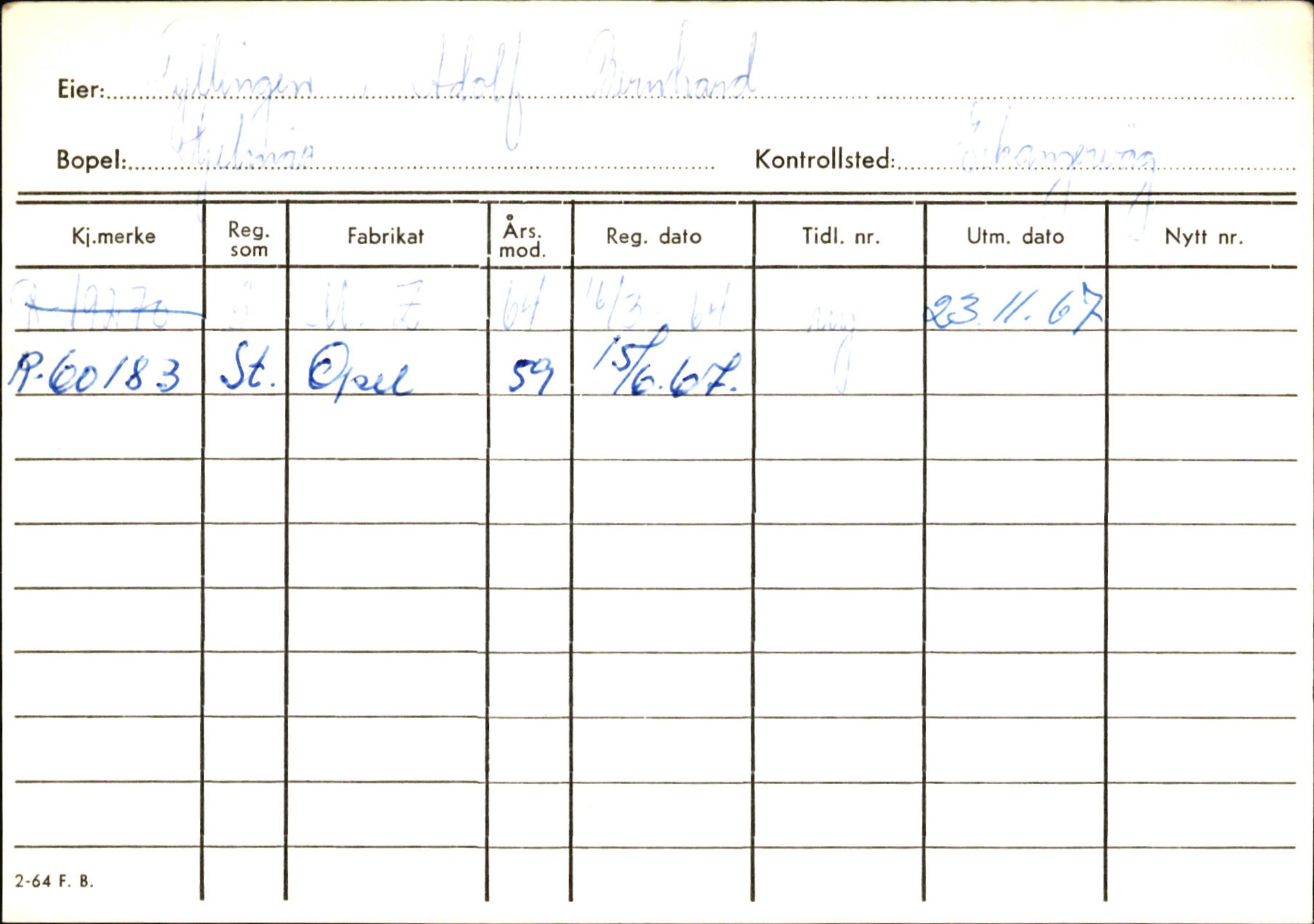 Statens vegvesen, Hordaland vegkontor, AV/SAB-A-5201/2/Ha/L0015: R-eierkort F-G, 1920-1971, p. 63