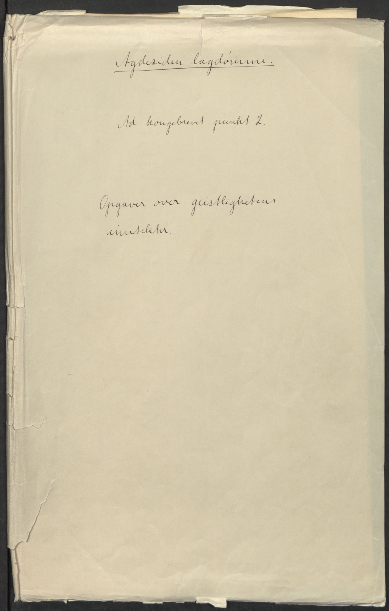 Rentekammeret inntil 1814, Realistisk ordnet avdeling, RA/EA-4070/L/L0022/0001: Agder lagdømme: / Jordebok over geistlighetens inntekter, 1661