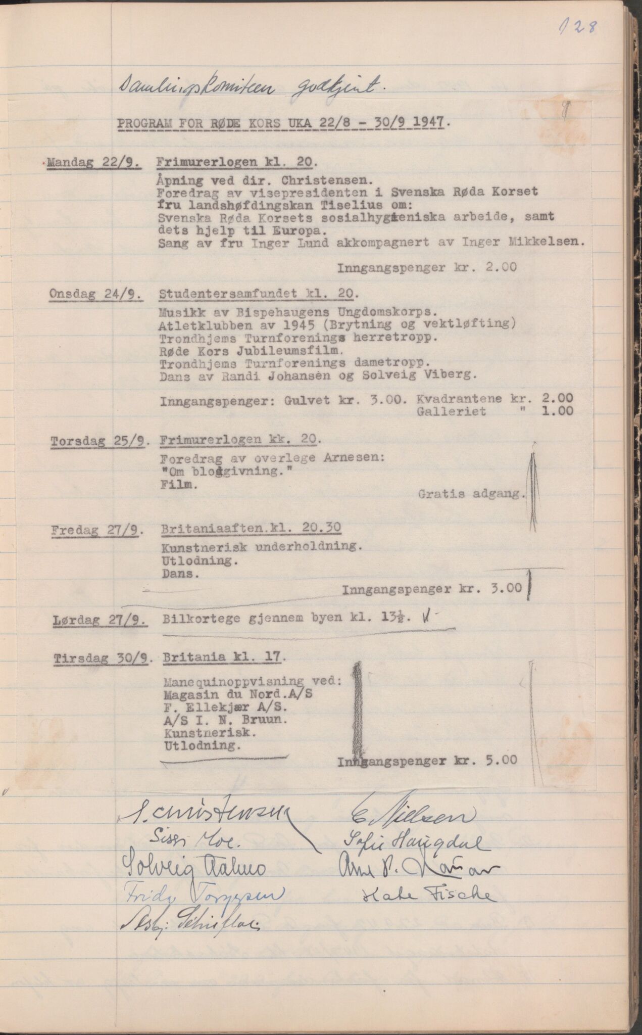 Trondheim Røde Kors, TRKO/PA-1204/A/Aa/L0003: Møtebok, 1942-1952, p. 131