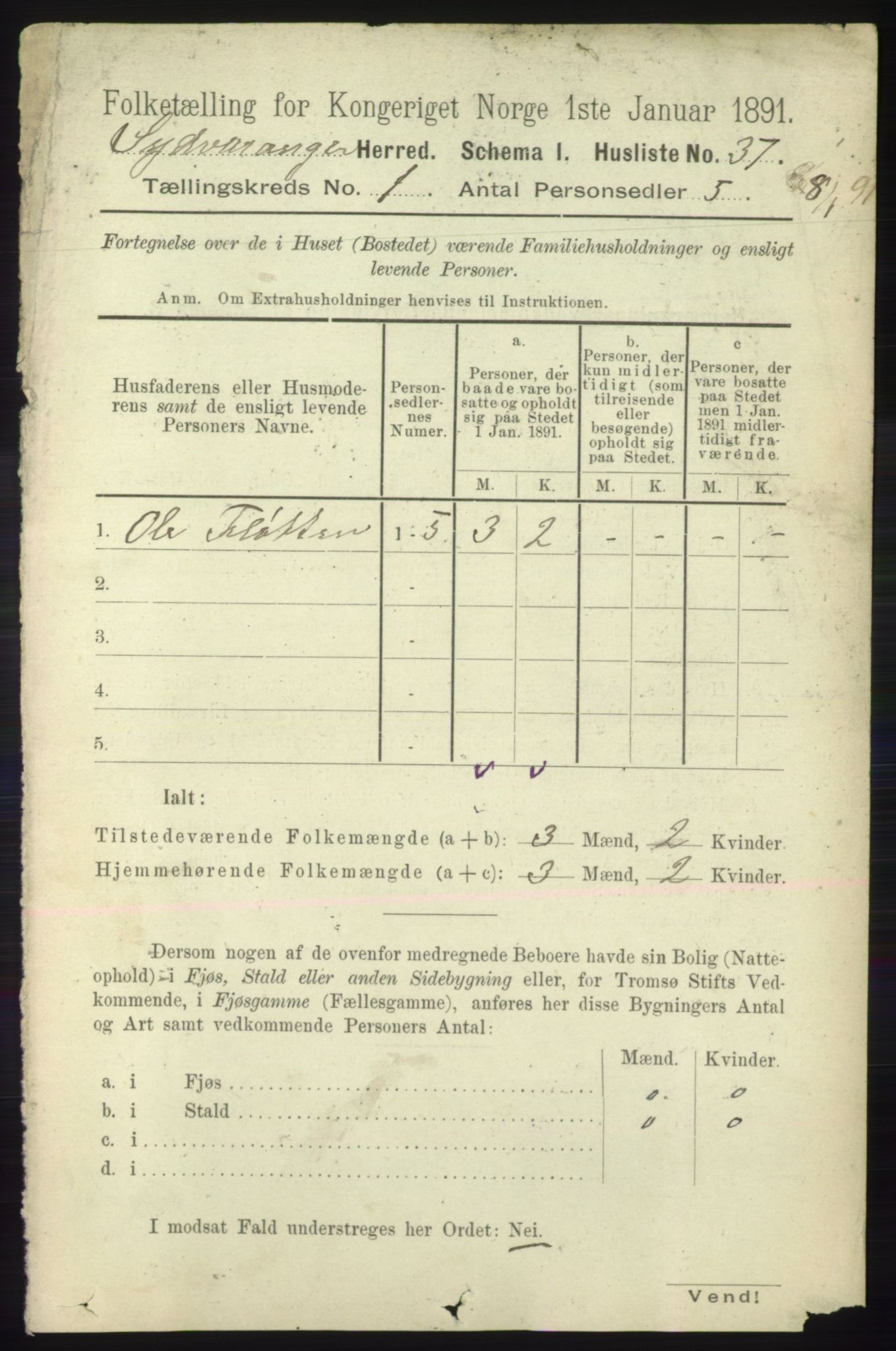 RA, 1891 census for 2030 Sør-Varanger, 1891, p. 57