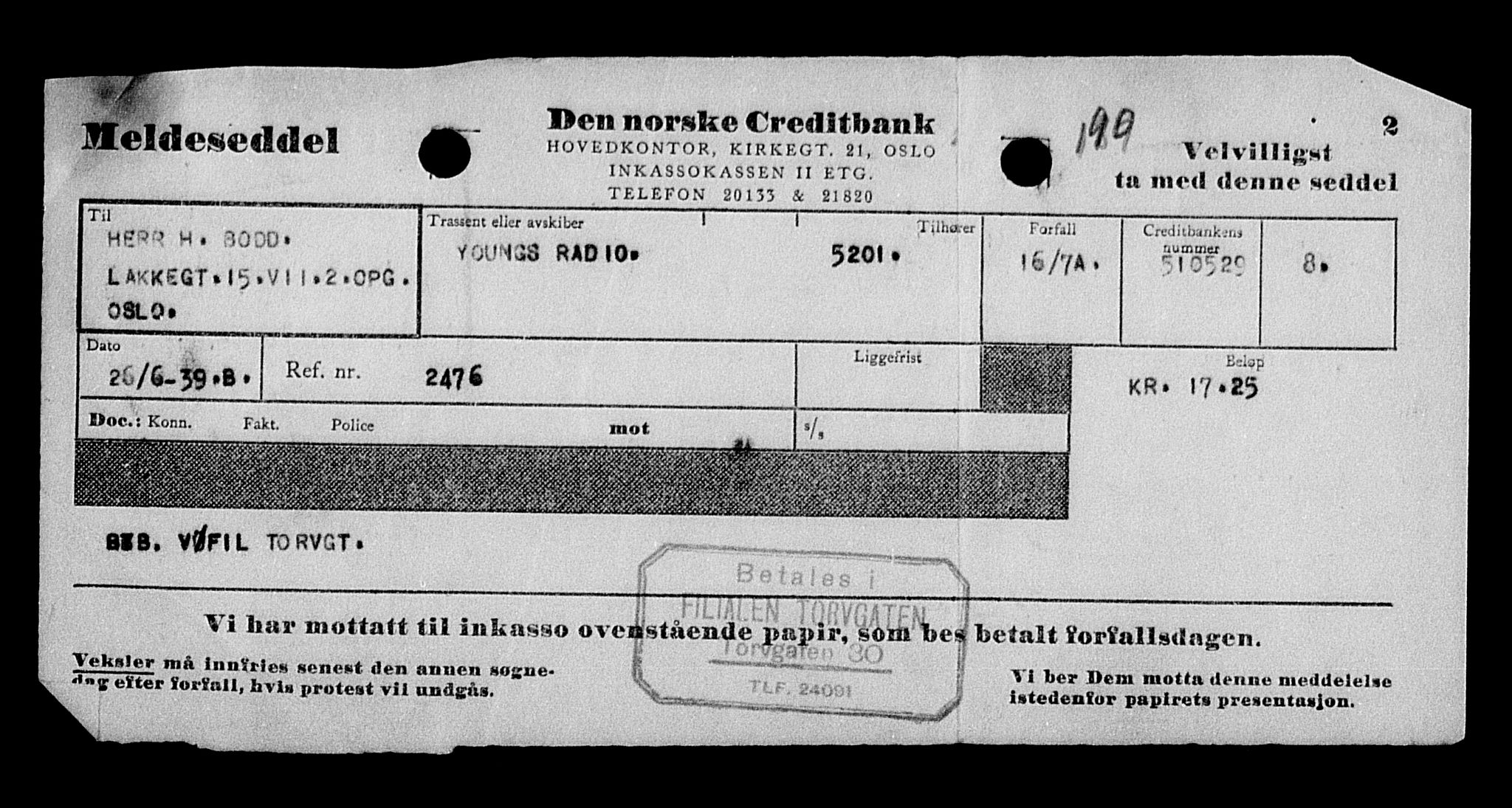Justisdepartementet, Tilbakeføringskontoret for inndratte formuer, AV/RA-S-1564/H/Hc/Hcc/L0927: --, 1945-1947, p. 36