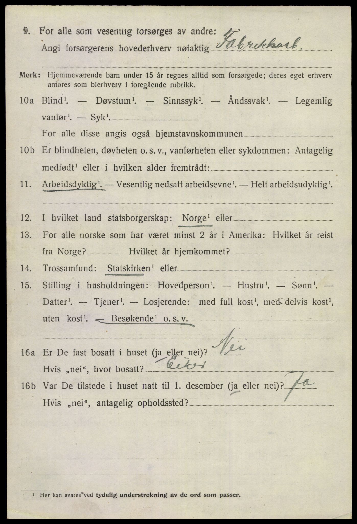 SAKO, 1920 census for Sigdal, 1920, p. 1927