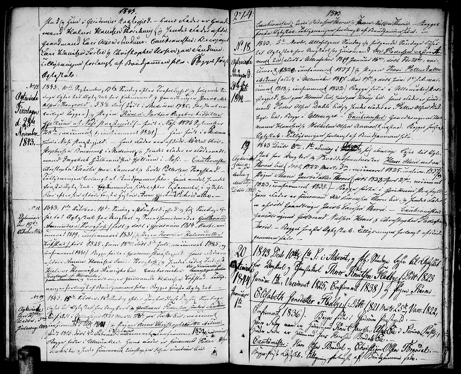 Gjerdrum prestekontor Kirkebøker, SAO/A-10412b/F/Fa/L0003: Parish register (official) no. I 3, 1798-1815, p. 274