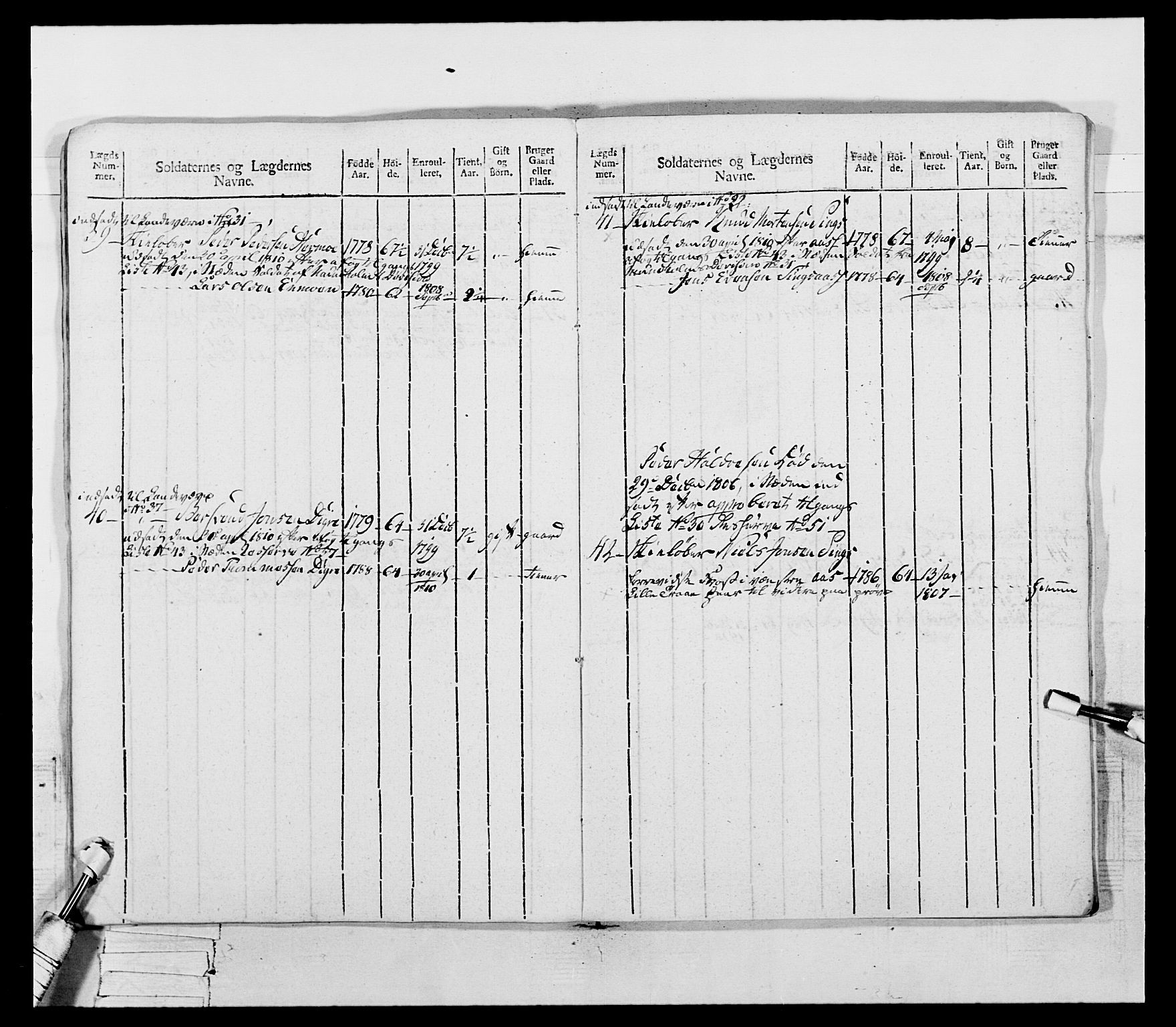 Generalitets- og kommissariatskollegiet, Det kongelige norske kommissariatskollegium, AV/RA-EA-5420/E/Eh/L0075b: 1. Trondheimske nasjonale infanteriregiment, 1807, p. 110