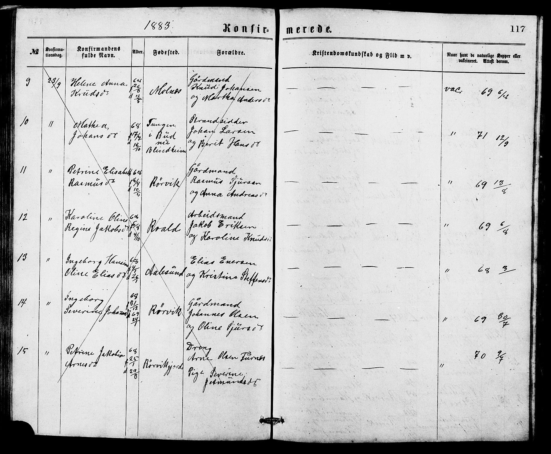 Ministerialprotokoller, klokkerbøker og fødselsregistre - Møre og Romsdal, AV/SAT-A-1454/537/L0521: Parish register (copy) no. 537C02, 1869-1888, p. 117