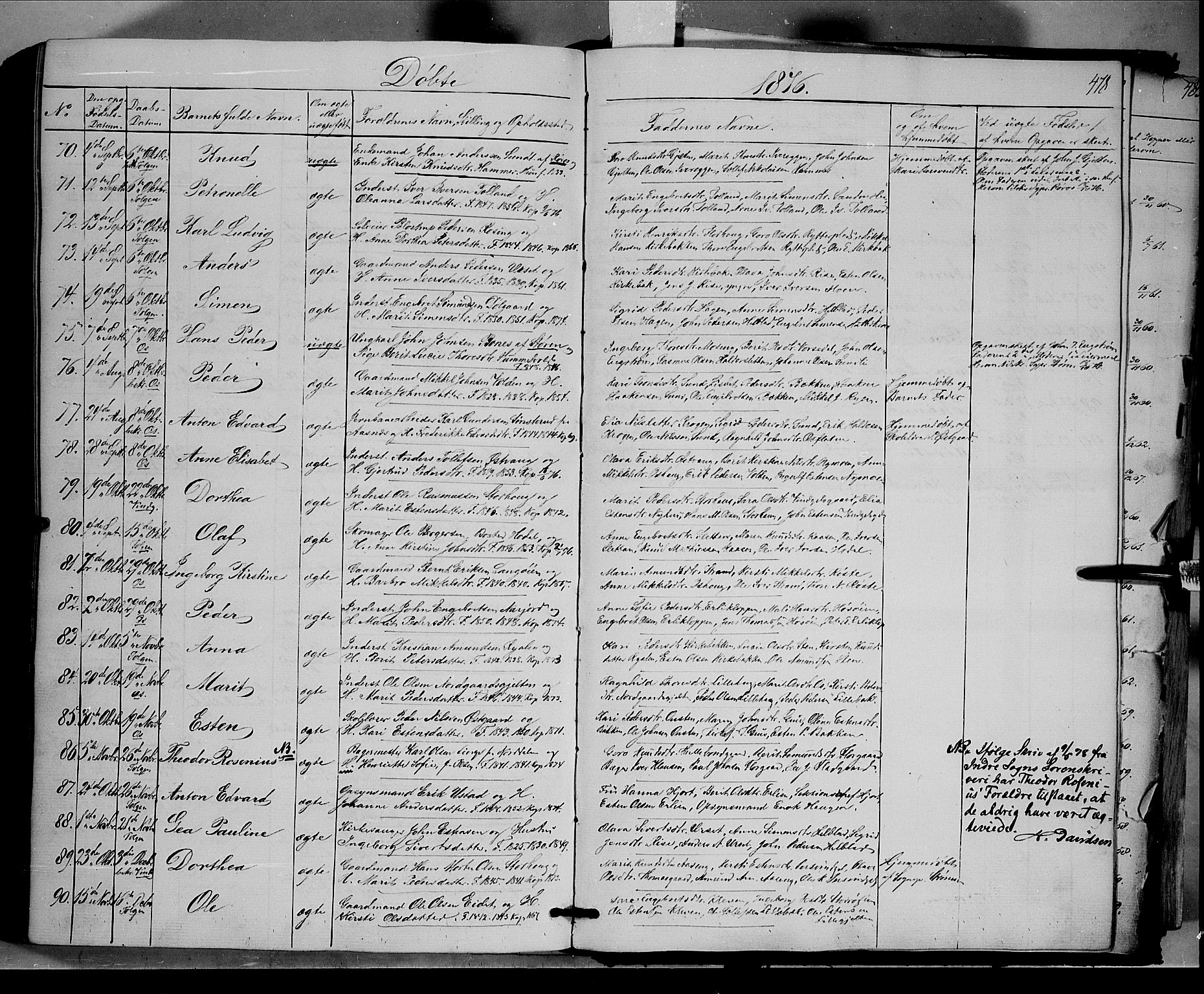 Tolga prestekontor, AV/SAH-PREST-062/K/L0006: Parish register (official) no. 6, 1852-1876, p. 478