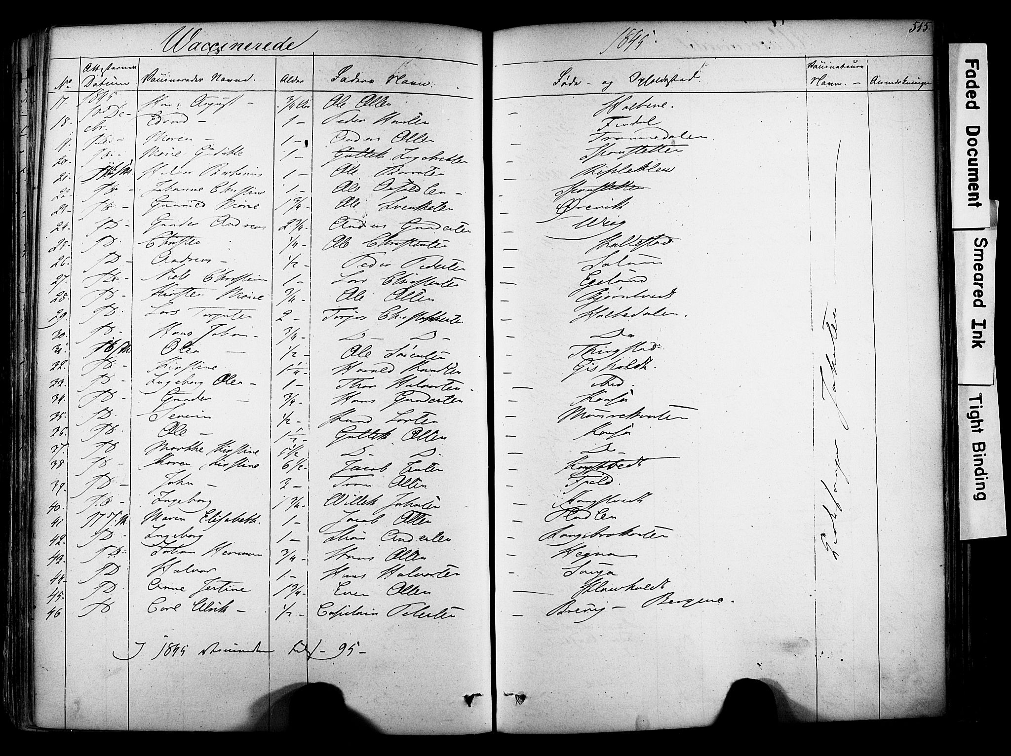 Solum kirkebøker, AV/SAKO-A-306/F/Fa/L0006: Parish register (official) no. I 6, 1844-1855, p. 515