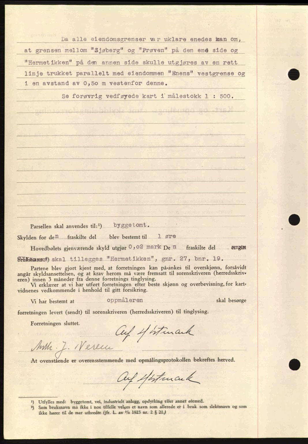 Romsdal sorenskriveri, AV/SAT-A-4149/1/2/2C: Mortgage book no. A8, 1939-1940, Diary no: : 1109/1940