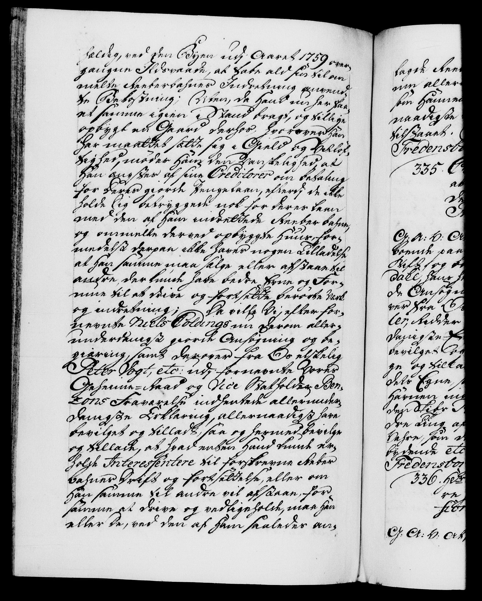 Danske Kanselli 1572-1799, AV/RA-EA-3023/F/Fc/Fca/Fcaa/L0041: Norske registre, 1760-1762, p. 493b