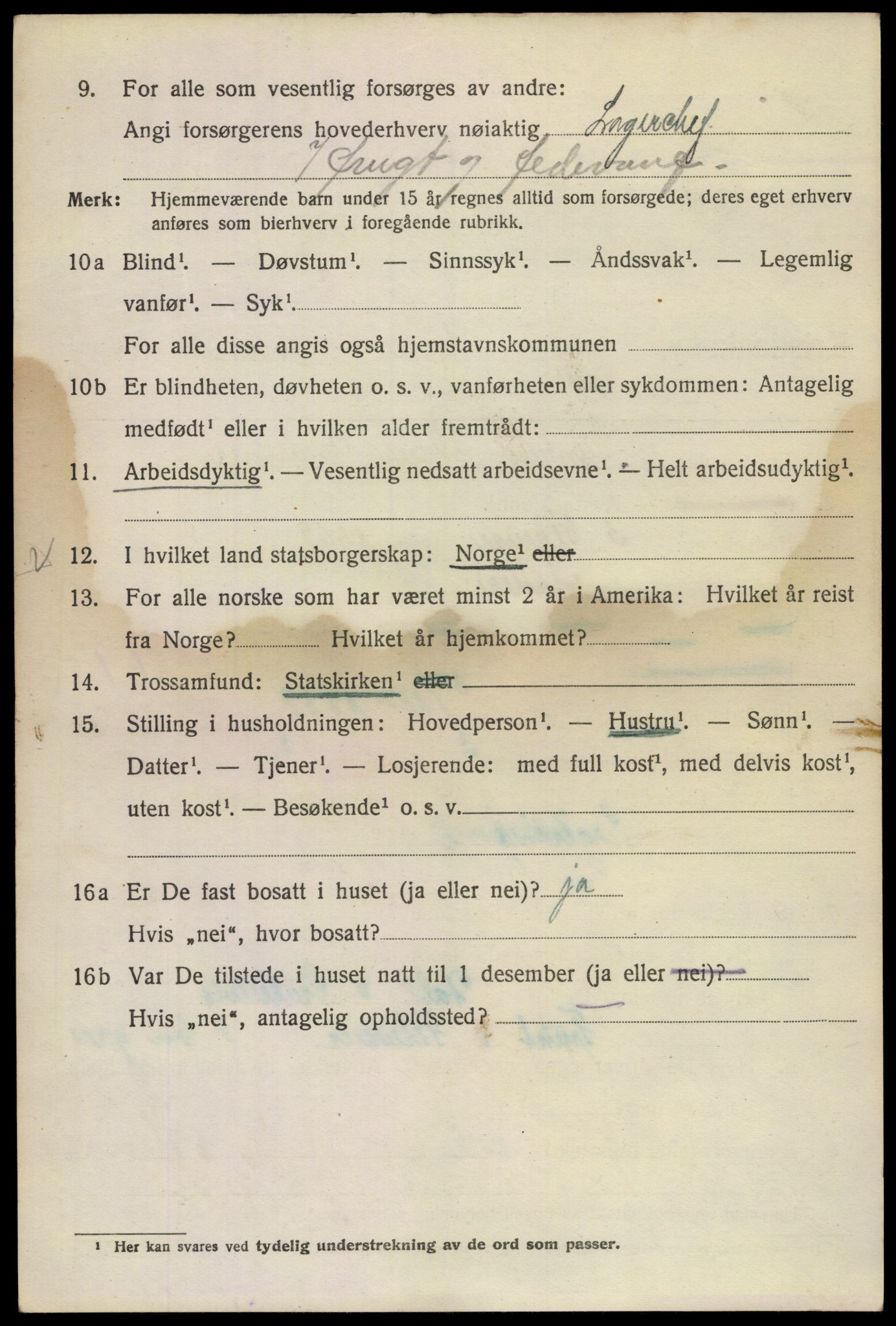 SAO, 1920 census for Kristiania, 1920, p. 456246