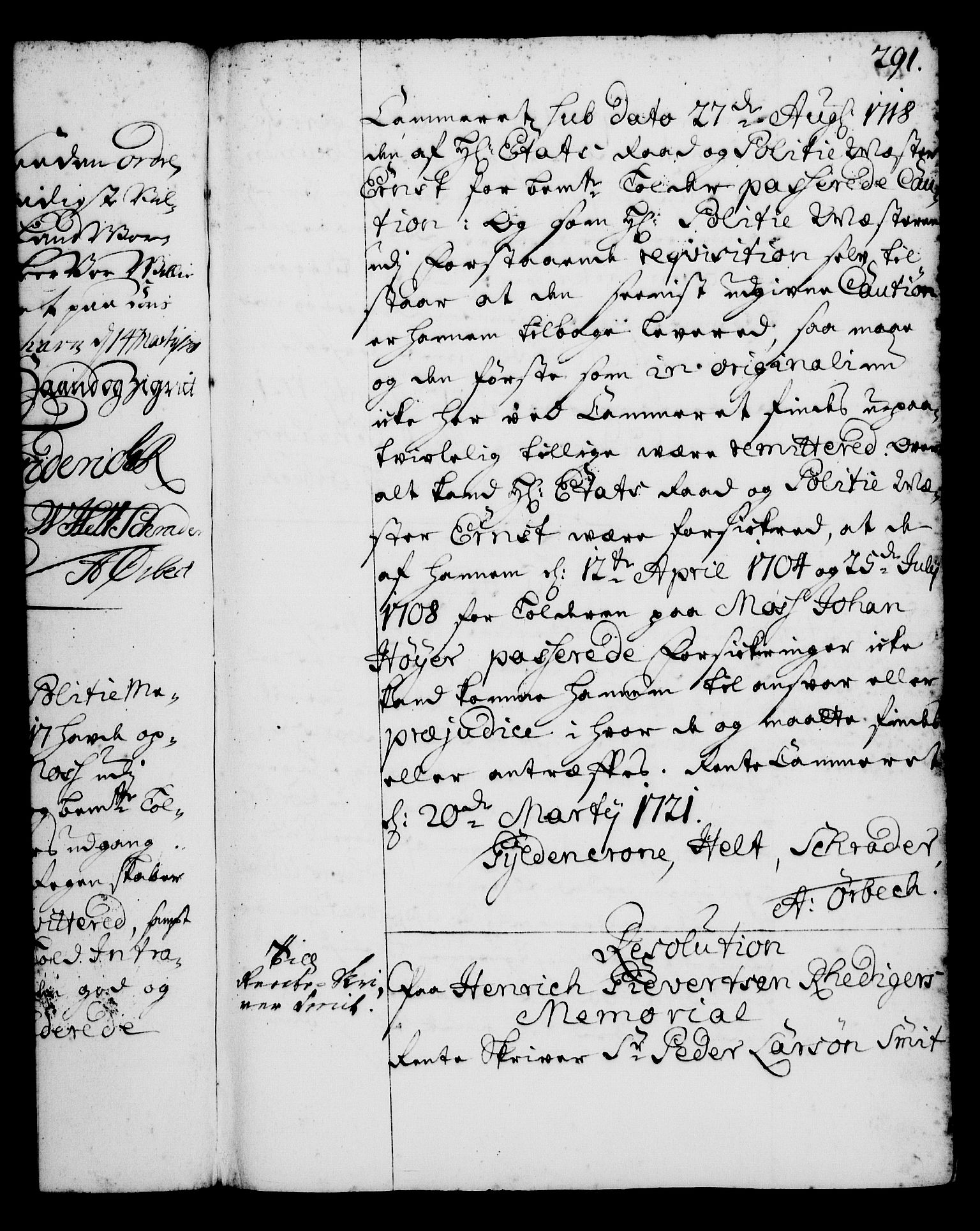 Rentekammeret, Kammerkanselliet, RA/EA-3111/G/Gg/Gga/L0001: Norsk ekspedisjonsprotokoll med register (merket RK 53.1), 1720-1723, p. 291