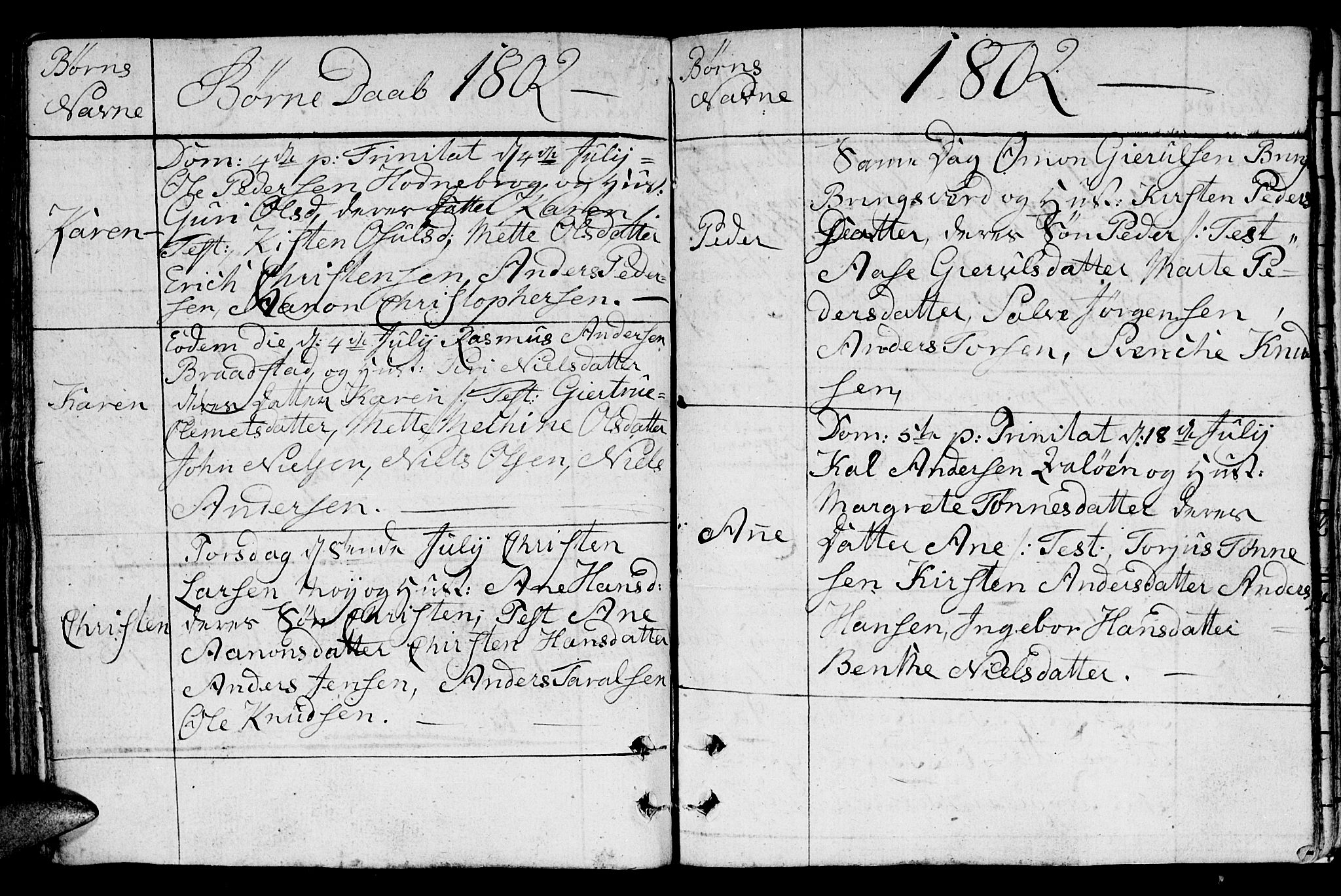 Fjære sokneprestkontor, SAK/1111-0011/F/Fb/L0005: Parish register (copy) no. B 5, 1785-1803, p. 226