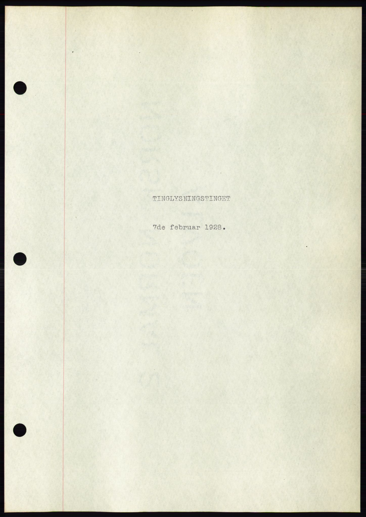 Ålesund byfogd, AV/SAT-A-4384: Mortgage book no. 24, 1928-1929, Deed date: 07.02.1928