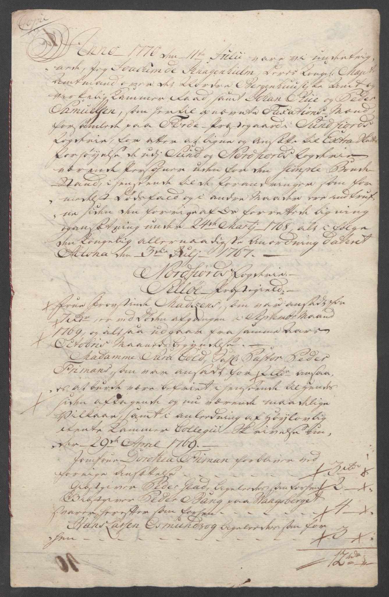 Rentekammeret inntil 1814, Reviderte regnskaper, Fogderegnskap, RA/EA-4092/R53/L3550: Ekstraskatten Sunn- og Nordfjord, 1762-1771, p. 349