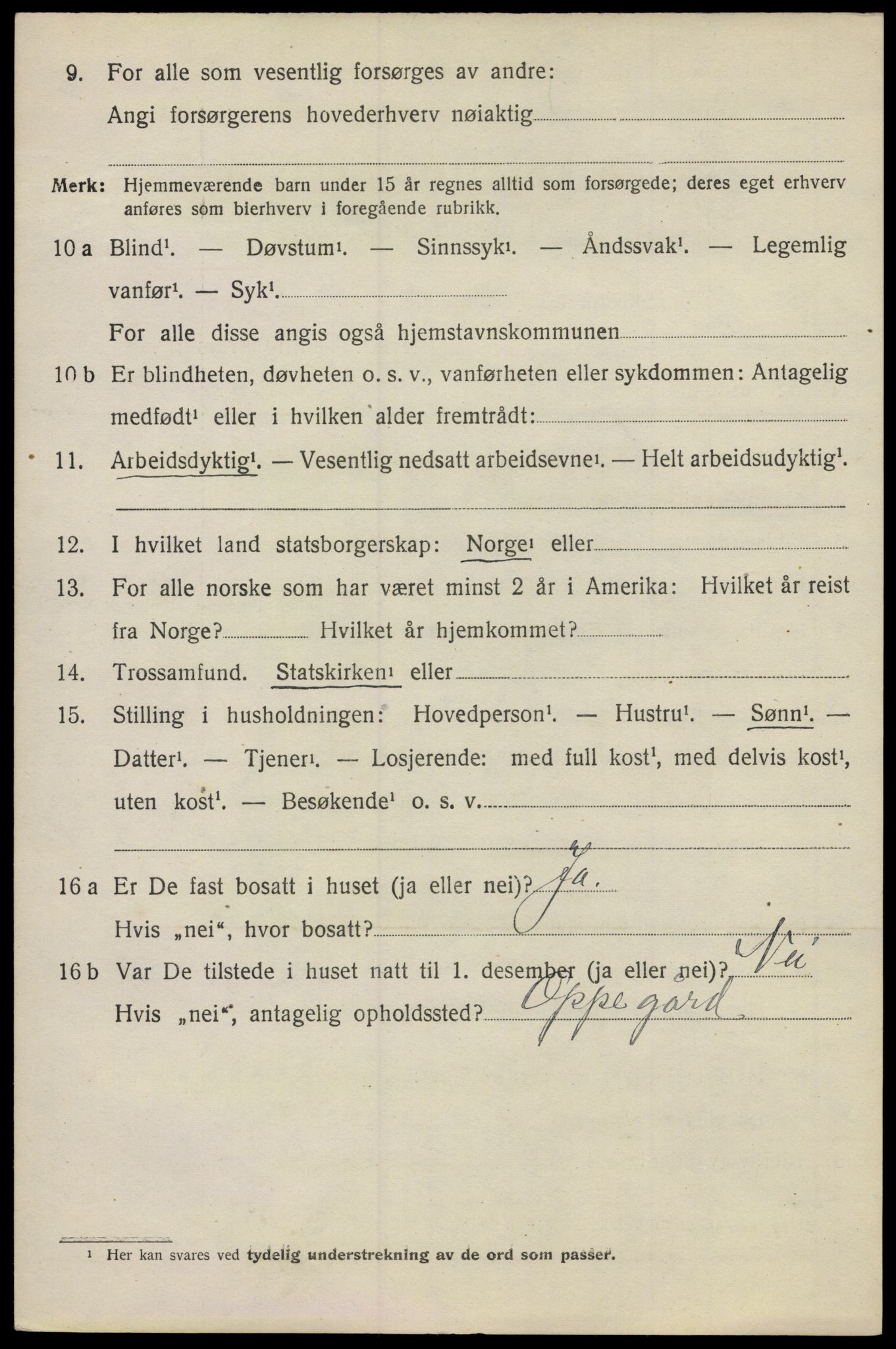 SAO, 1920 census for Kråkerøy, 1920, p. 5695