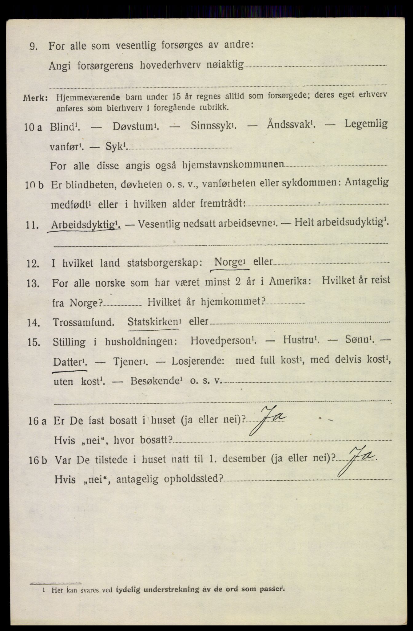 SAH, 1920 census for Stor-Elvdal, 1920, p. 3409