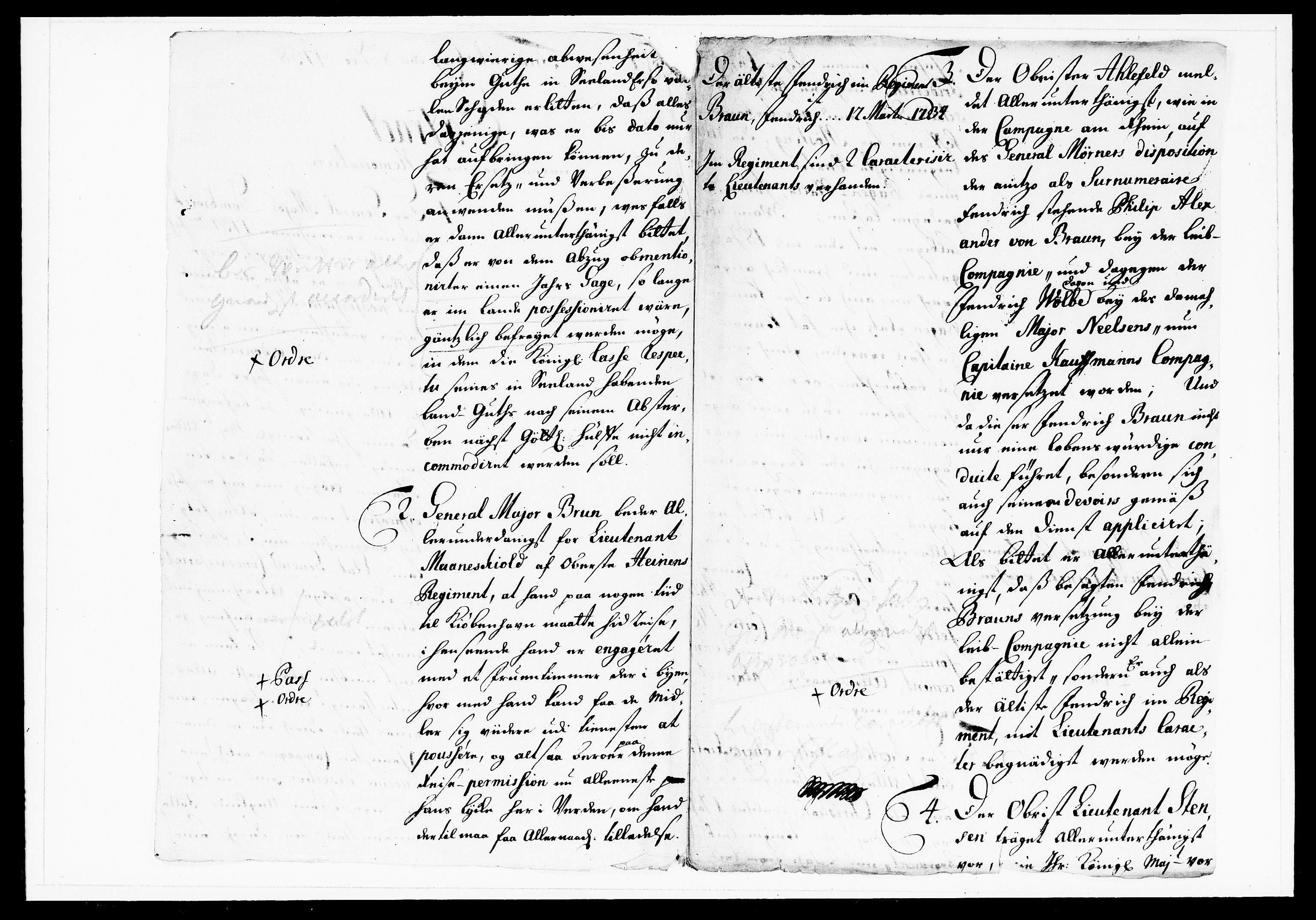 Krigskollegiet, Krigskancelliet, DRA/A-0006/-/1143-1150: Refererede sager, 1738, p. 541