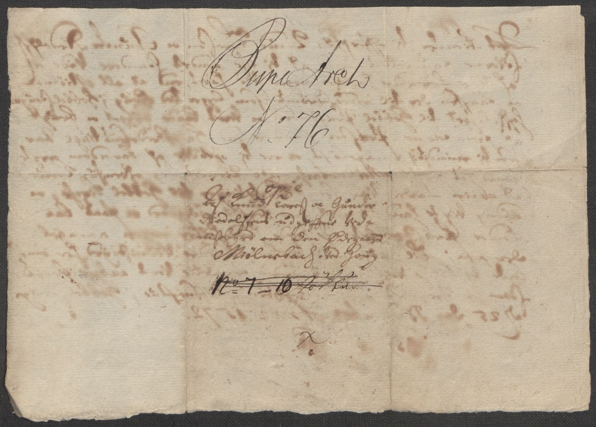 Riksarkivets diplomsamling, AV/RA-EA-5965/F15/L0005: Prestearkiv - Østfold, 1572-1830, p. 50