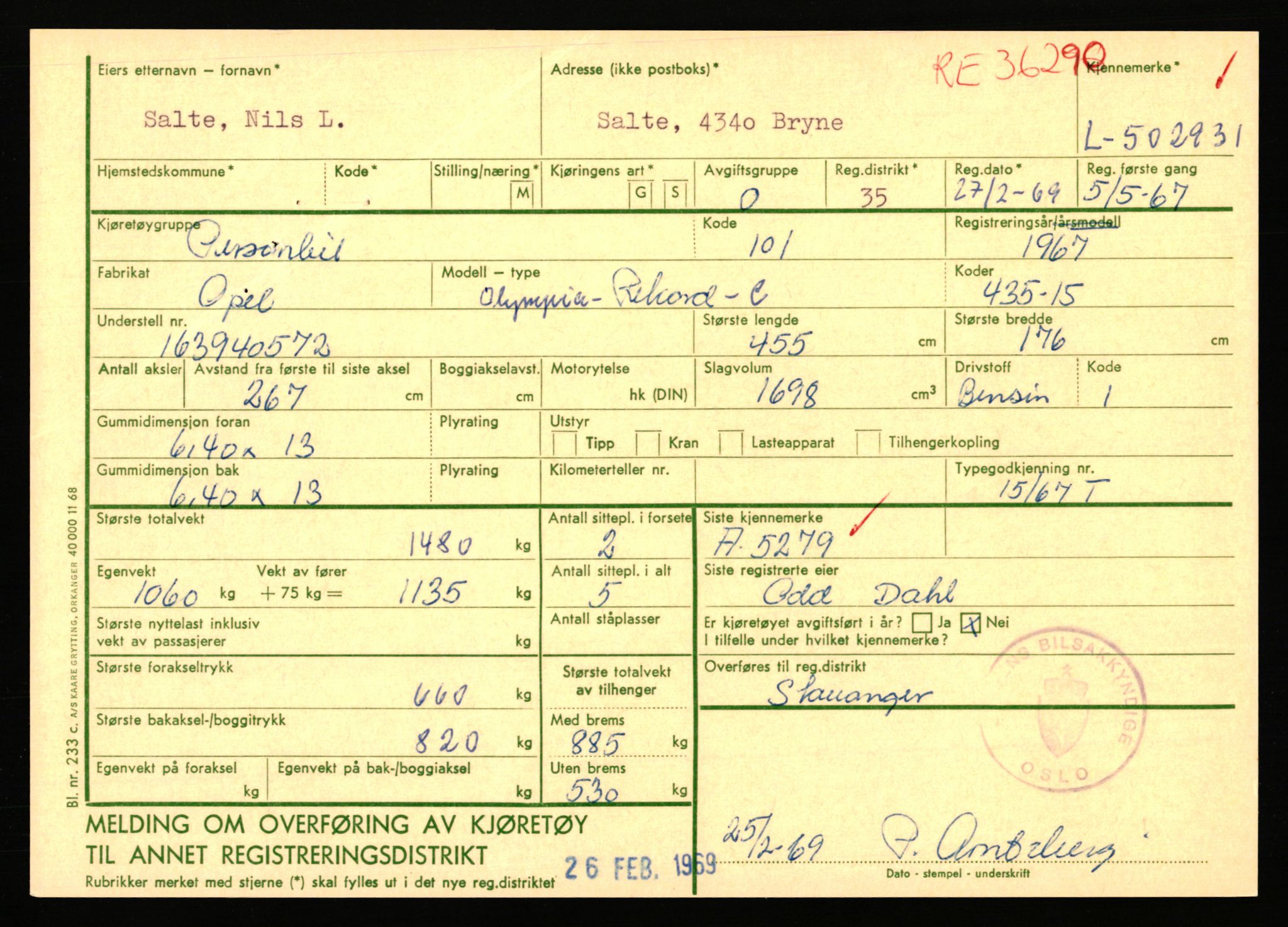 Stavanger trafikkstasjon, AV/SAST-A-101942/0/F/L0077: L-500000 - L-502999, 1930-1971, p. 2187