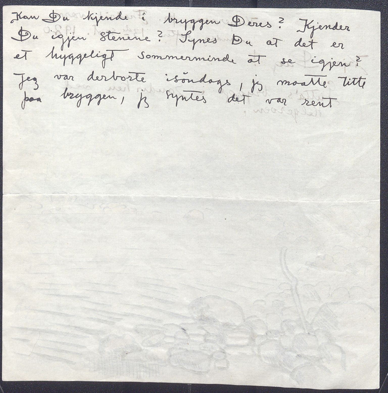 Harald Sohlberg, NMFK/NMFK-1057/D/L0001: Illustrerte brev fra Harald Sohlberg (1869-1935) til sønnen Dag Sohlberg, 1920-1928, p. 32