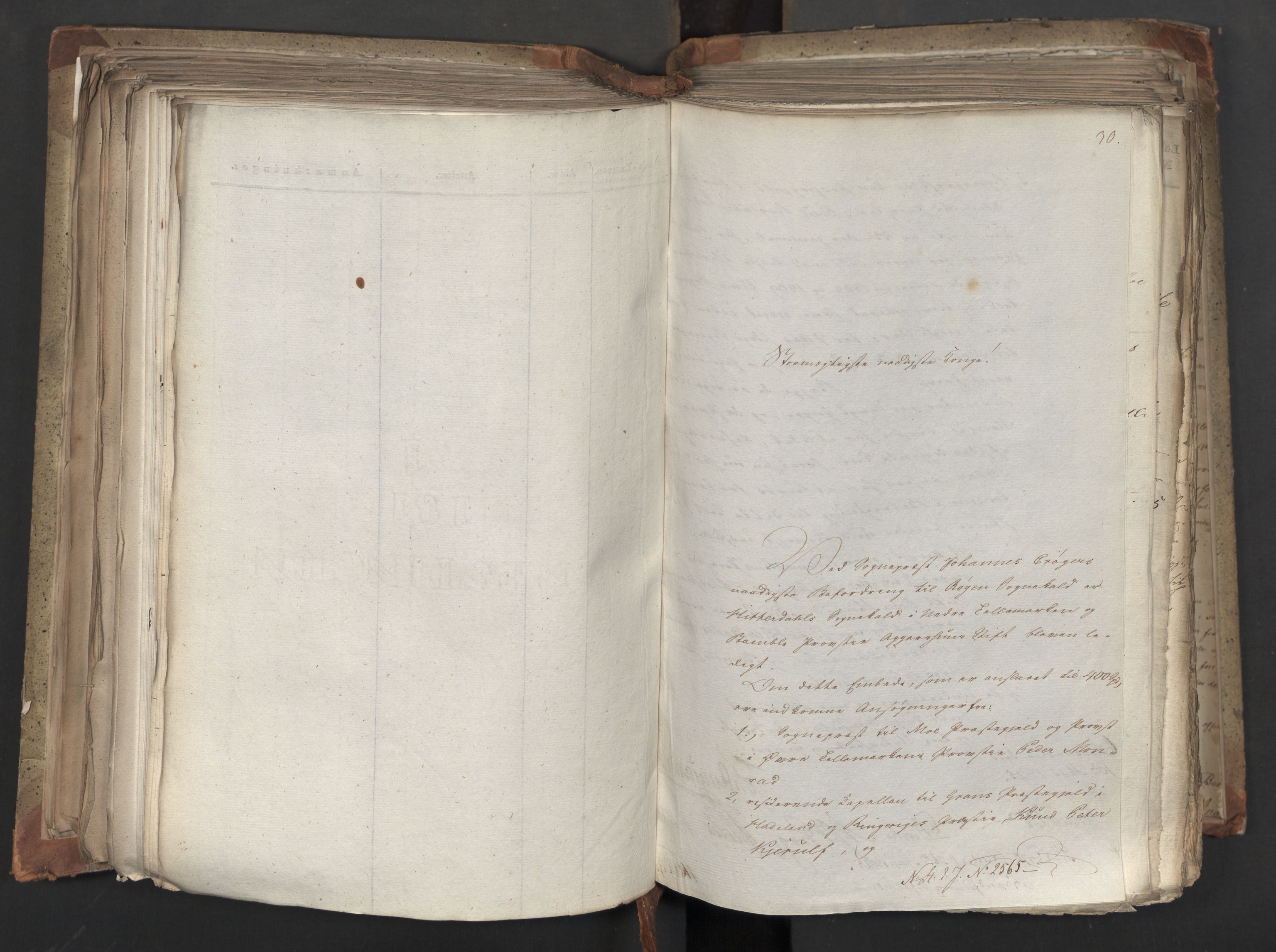 Statsrådsavdelingen i Stockholm, AV/RA-S-1003/D/Da/L0042: Regjeringsinnstillinger nr. 2467-2705, 1825, p. 294