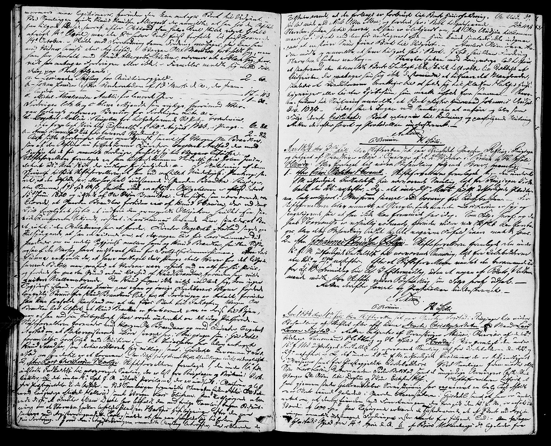 Nord-Hedmark sorenskriveri, AV/SAH-TING-012/J/Ja/L0009: Skifteprotokoll, 1834-1839, p. 38-39