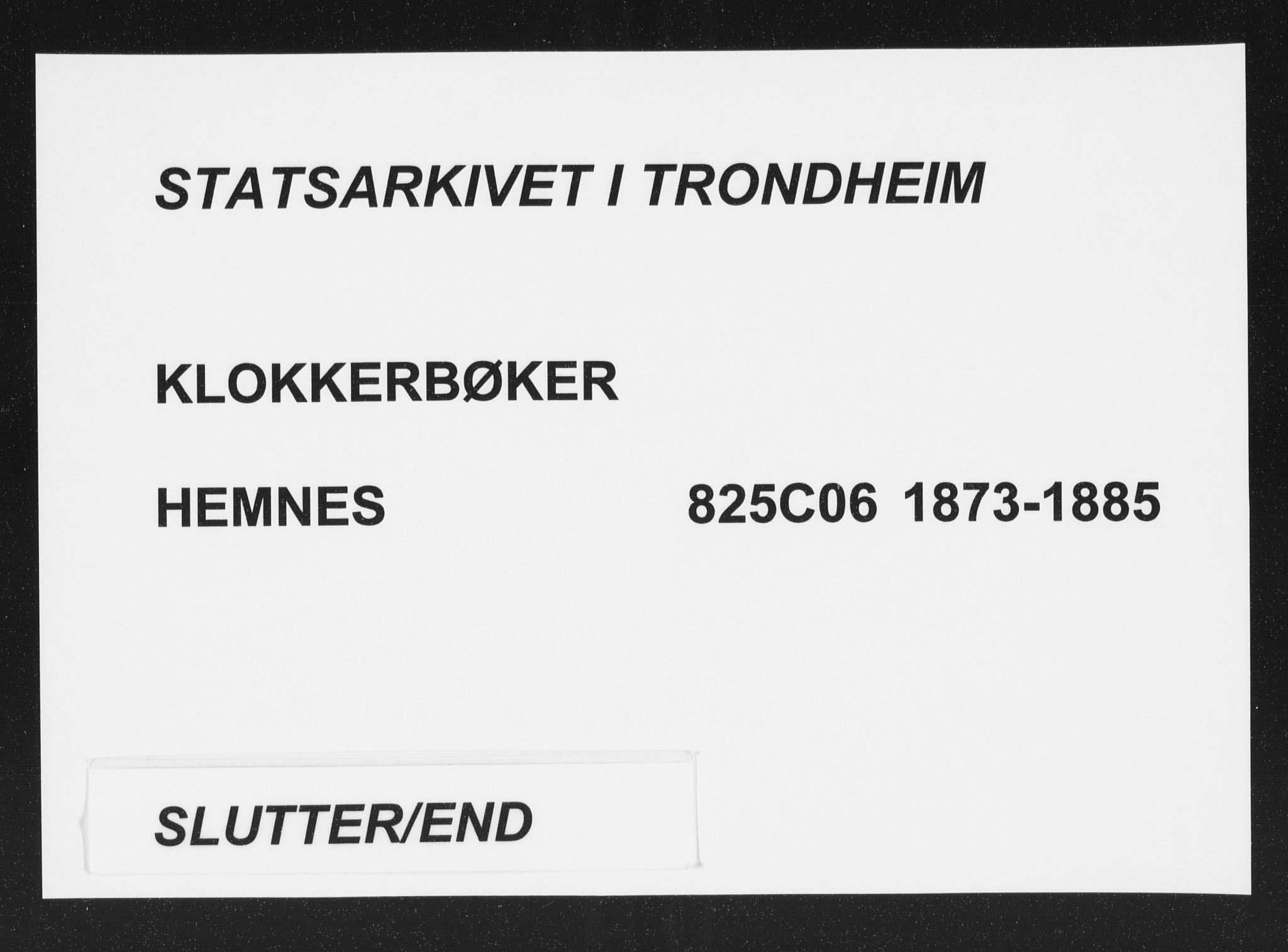 Ministerialprotokoller, klokkerbøker og fødselsregistre - Nordland, AV/SAT-A-1459/825/L0369: Parish register (copy) no. 825C06, 1873-1885