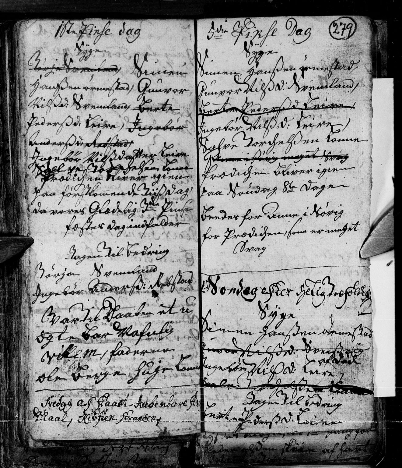 Søgne sokneprestkontor, AV/SAK-1111-0037/F/Fa/Fab/L0001: Parish register (official) no. A 1, 1716-1740, p. 279