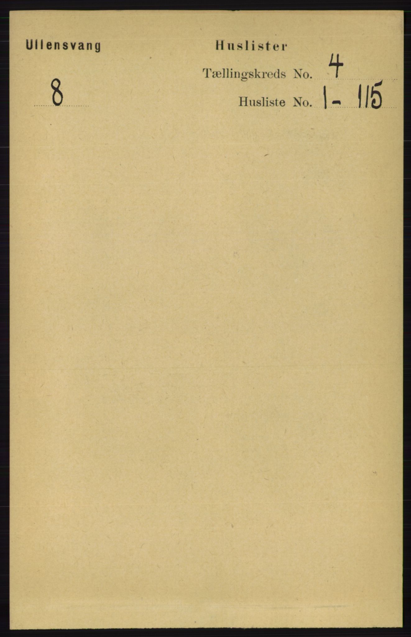 RA, 1891 census for 1230 Ullensvang, 1891, p. 857