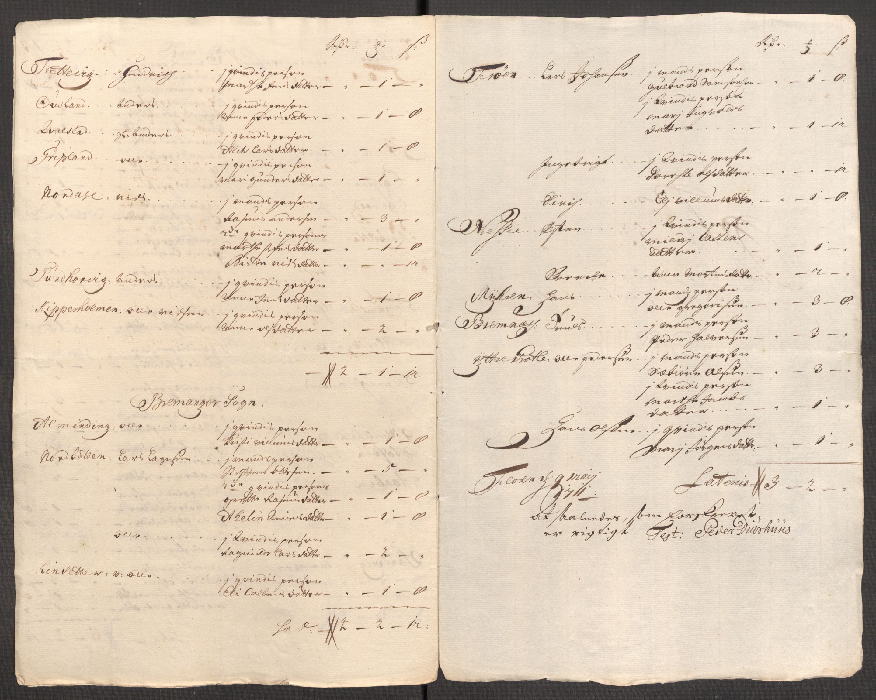 Rentekammeret inntil 1814, Reviderte regnskaper, Fogderegnskap, AV/RA-EA-4092/R53/L3434: Fogderegnskap Sunn- og Nordfjord, 1711, p. 157