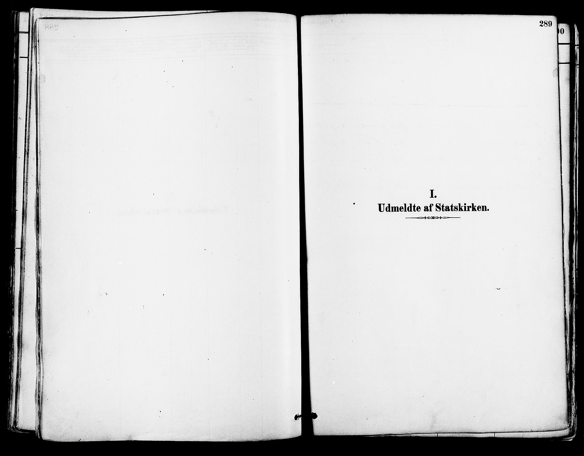 Suldal sokneprestkontor, SAST/A-101845/01/IV/L0011: Parish register (official) no. A 11, 1878-1900, p. 289