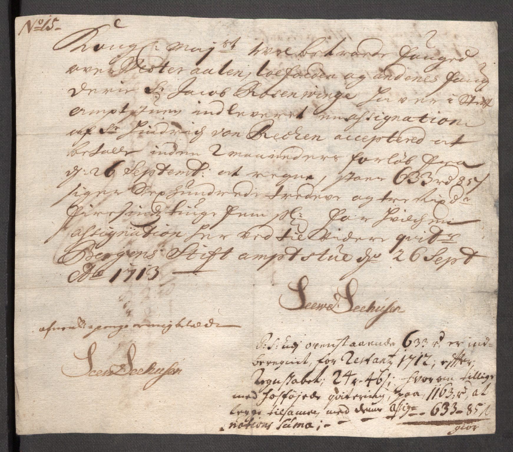 Rentekammeret inntil 1814, Reviderte regnskaper, Fogderegnskap, AV/RA-EA-4092/R67/L4679: Fogderegnskap Vesterålen, Andenes og Lofoten, 1711-1713, p. 302