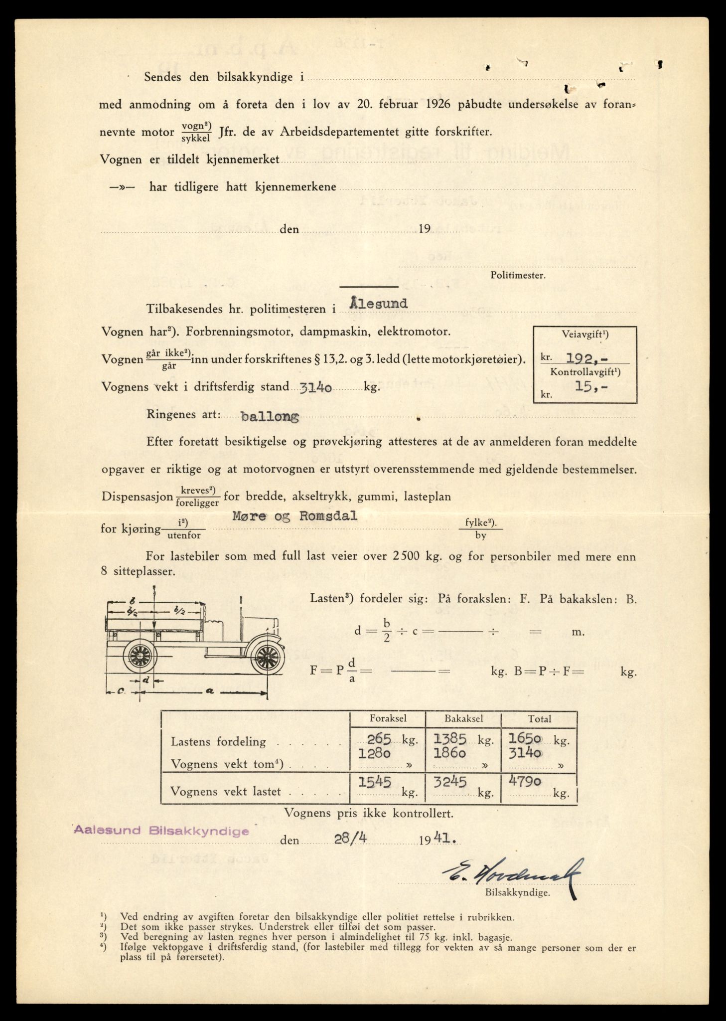 Møre og Romsdal vegkontor - Ålesund trafikkstasjon, AV/SAT-A-4099/F/Fe/L0010: Registreringskort for kjøretøy T 1050 - T 1169, 1927-1998, p. 2412