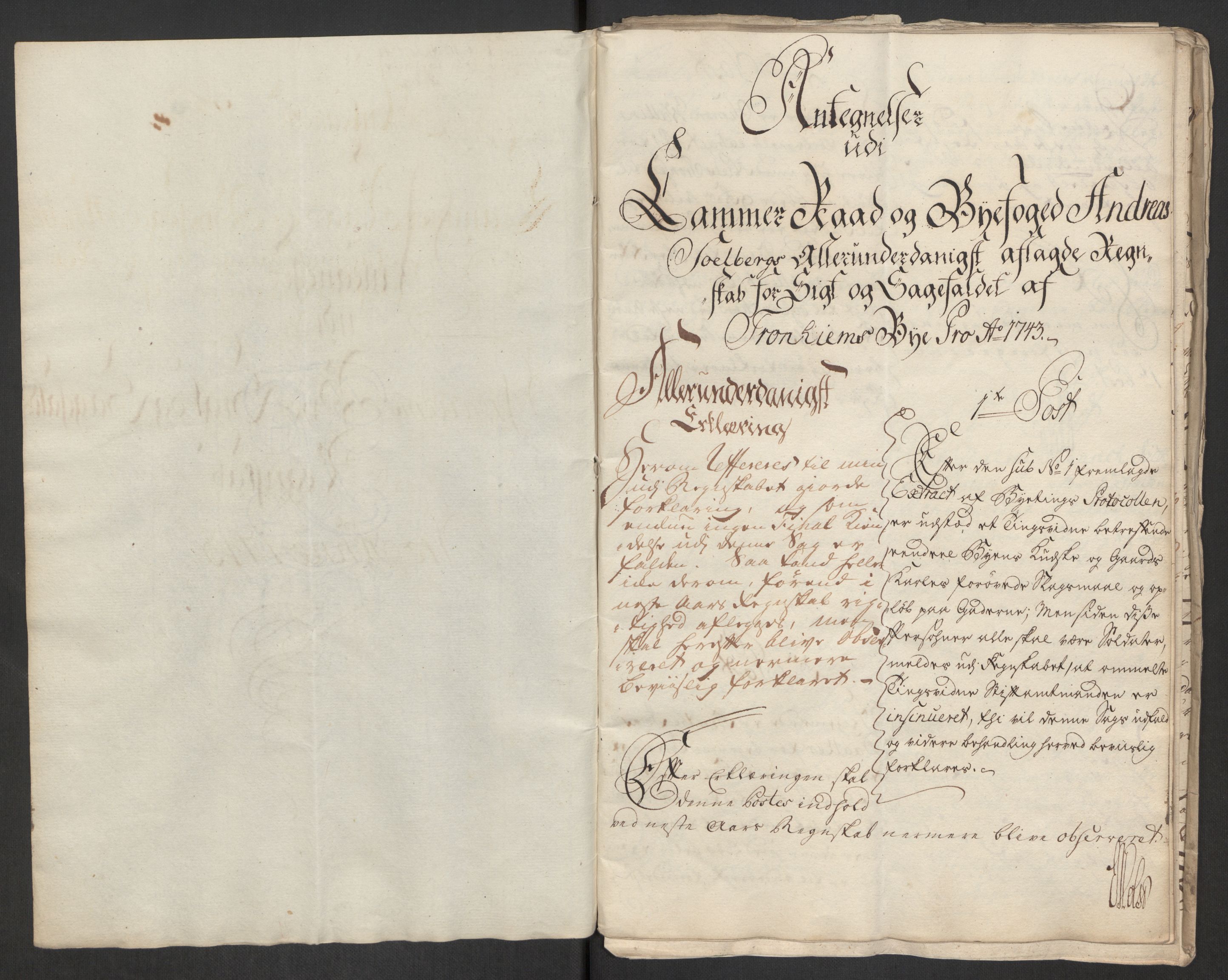 Rentekammeret inntil 1814, Reviderte regnskaper, Byregnskaper, AV/RA-EA-4066/R/Rs/L0541: [S22] Sikt og sakefall, 1743-1746, p. 79