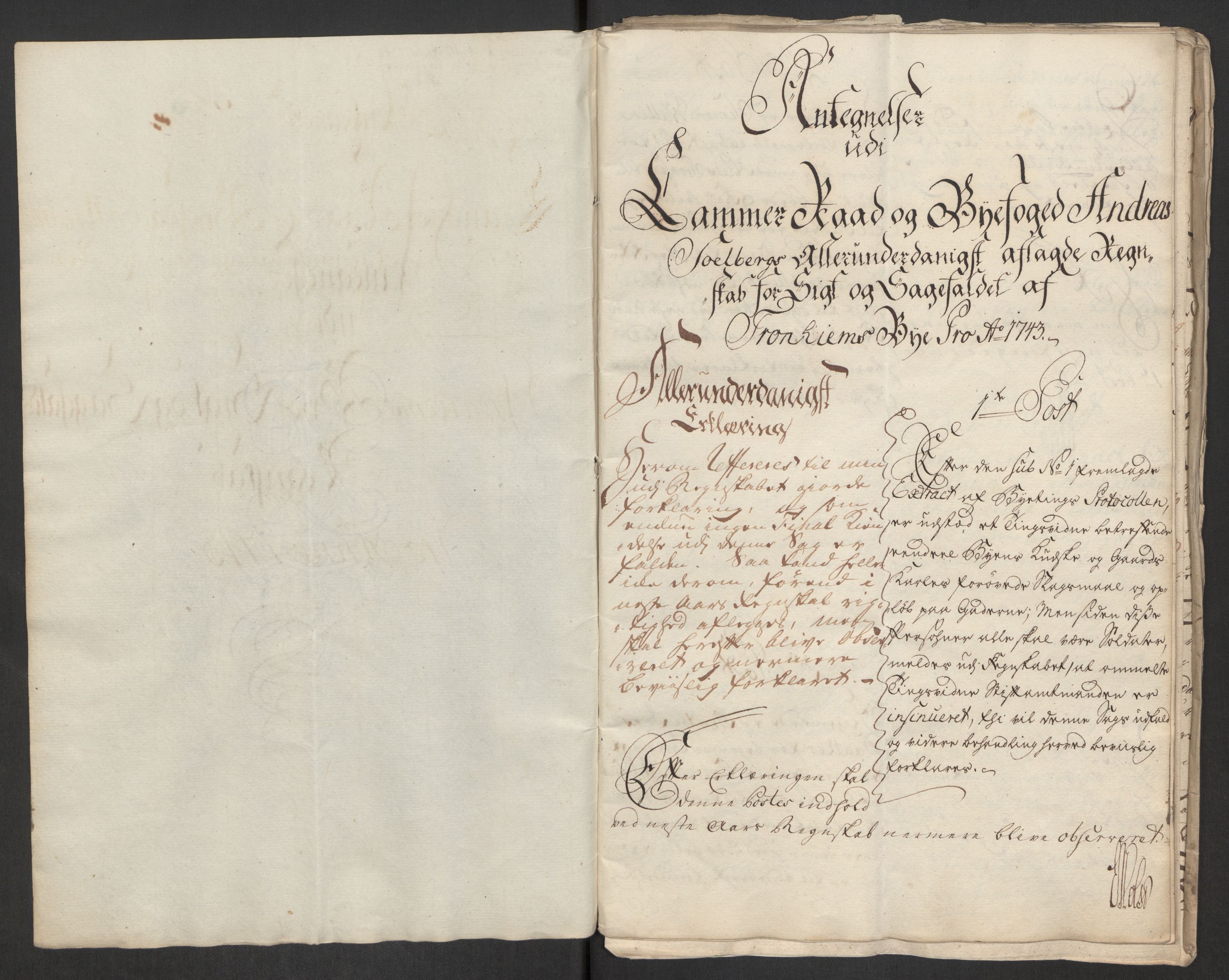 Rentekammeret inntil 1814, Reviderte regnskaper, Byregnskaper, RA/EA-4066/R/Rs/L0541: [S22] Sikt og sakefall, 1743-1746, p. 79