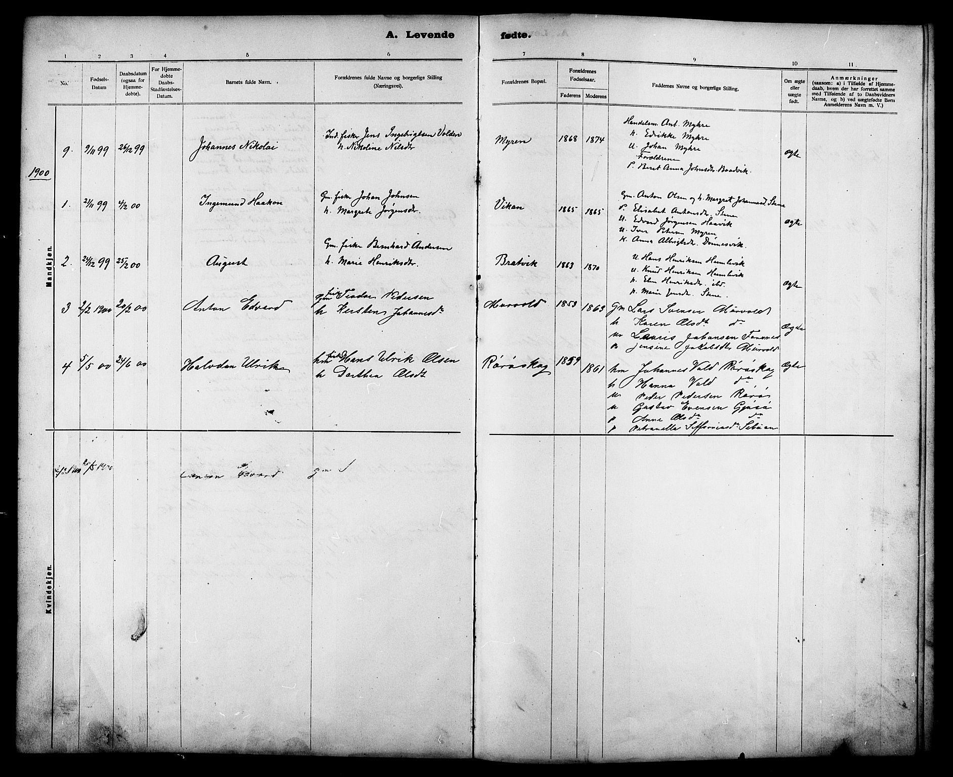 Ministerialprotokoller, klokkerbøker og fødselsregistre - Sør-Trøndelag, AV/SAT-A-1456/635/L0553: Parish register (copy) no. 635C01, 1898-1919