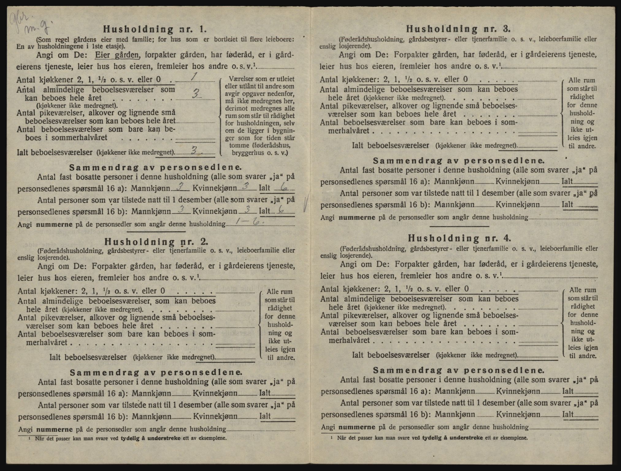 SAO, 1920 census for Degernes, 1920, p. 35