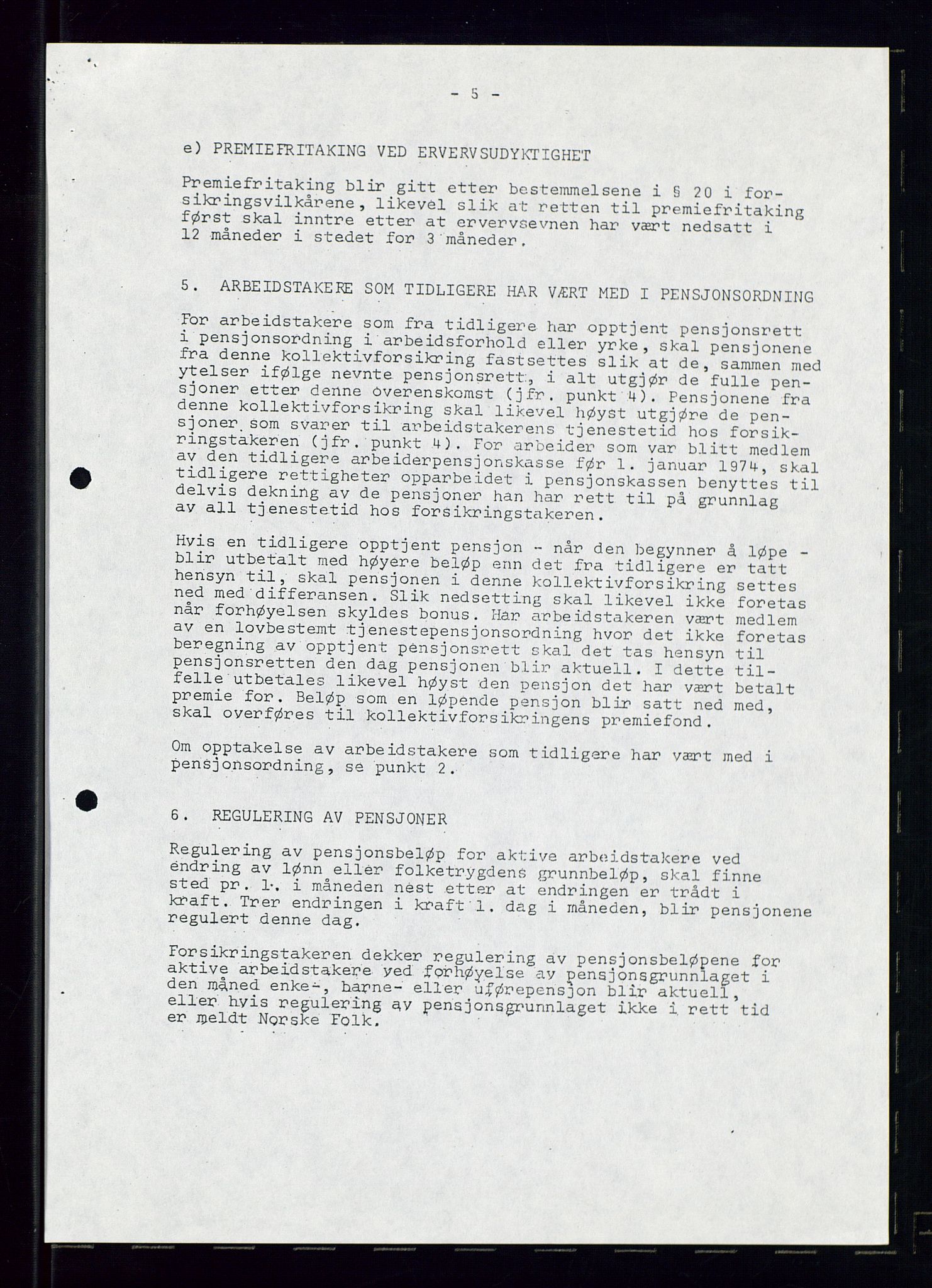 PA 1544 - Norsk Brændselolje A/S, AV/SAST-A-101965/1/A/Ab/L0008/0001: Styret, styremøter, bedriftsforsamling, generalforsamling  / Styret, 1975, p. 39