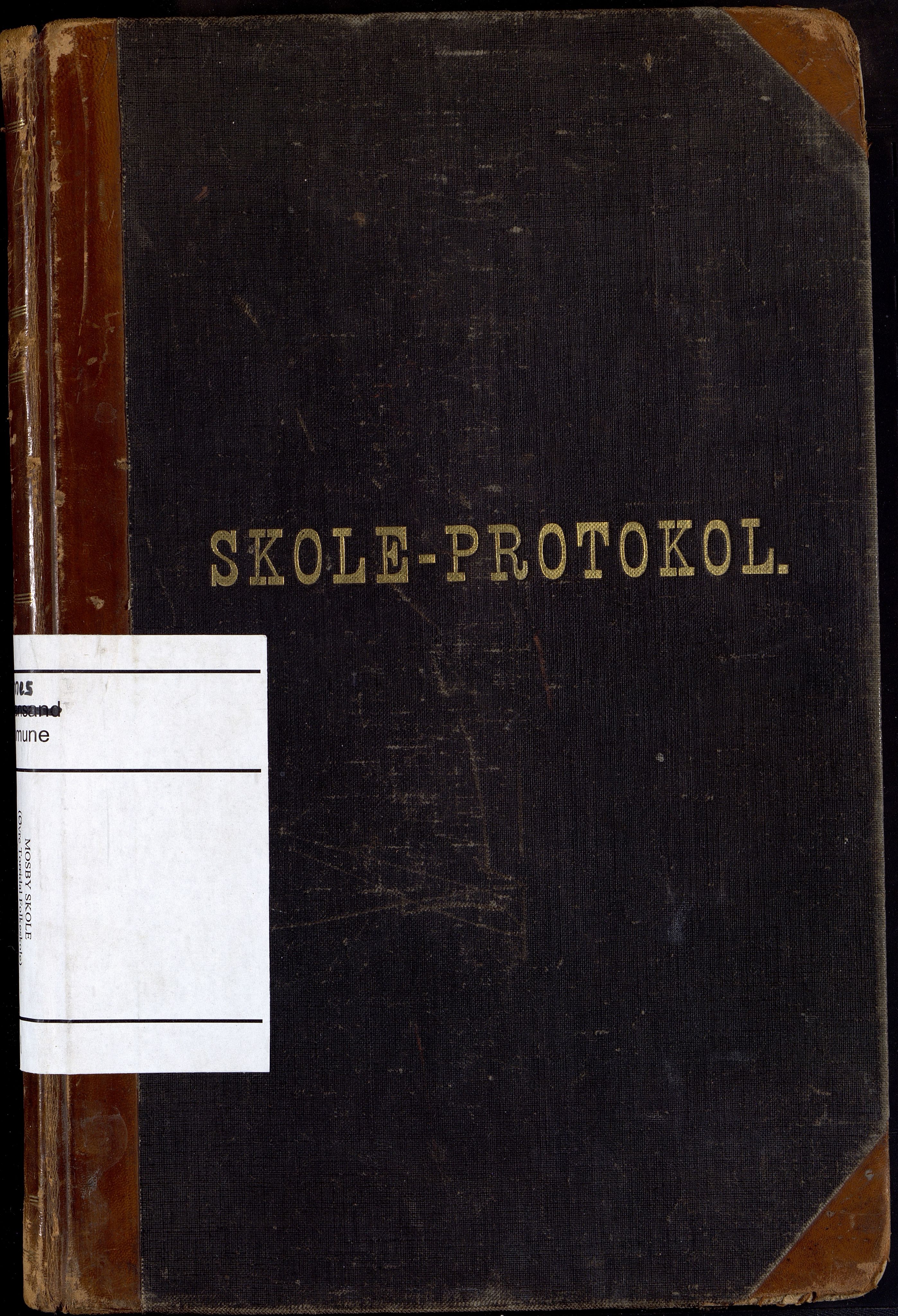 Oddernes kommune - Øvre Torridal skolekrets, ARKSOR/1001OD559/H/Ha/L0001: Skoleprotokoll, 1892-1912