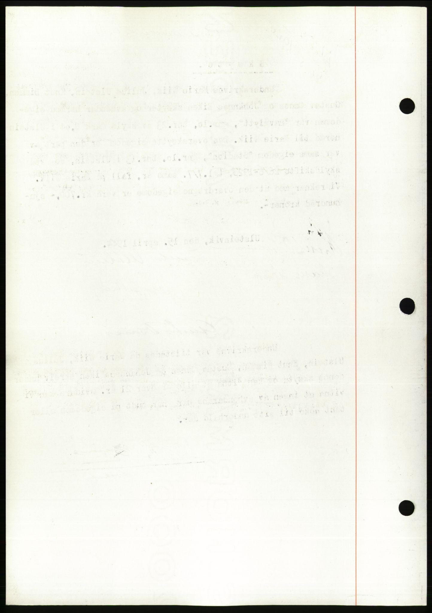 Søre Sunnmøre sorenskriveri, AV/SAT-A-4122/1/2/2C/L0076: Mortgage book no. 2A, 1943-1944, Diary no: : 372/1944