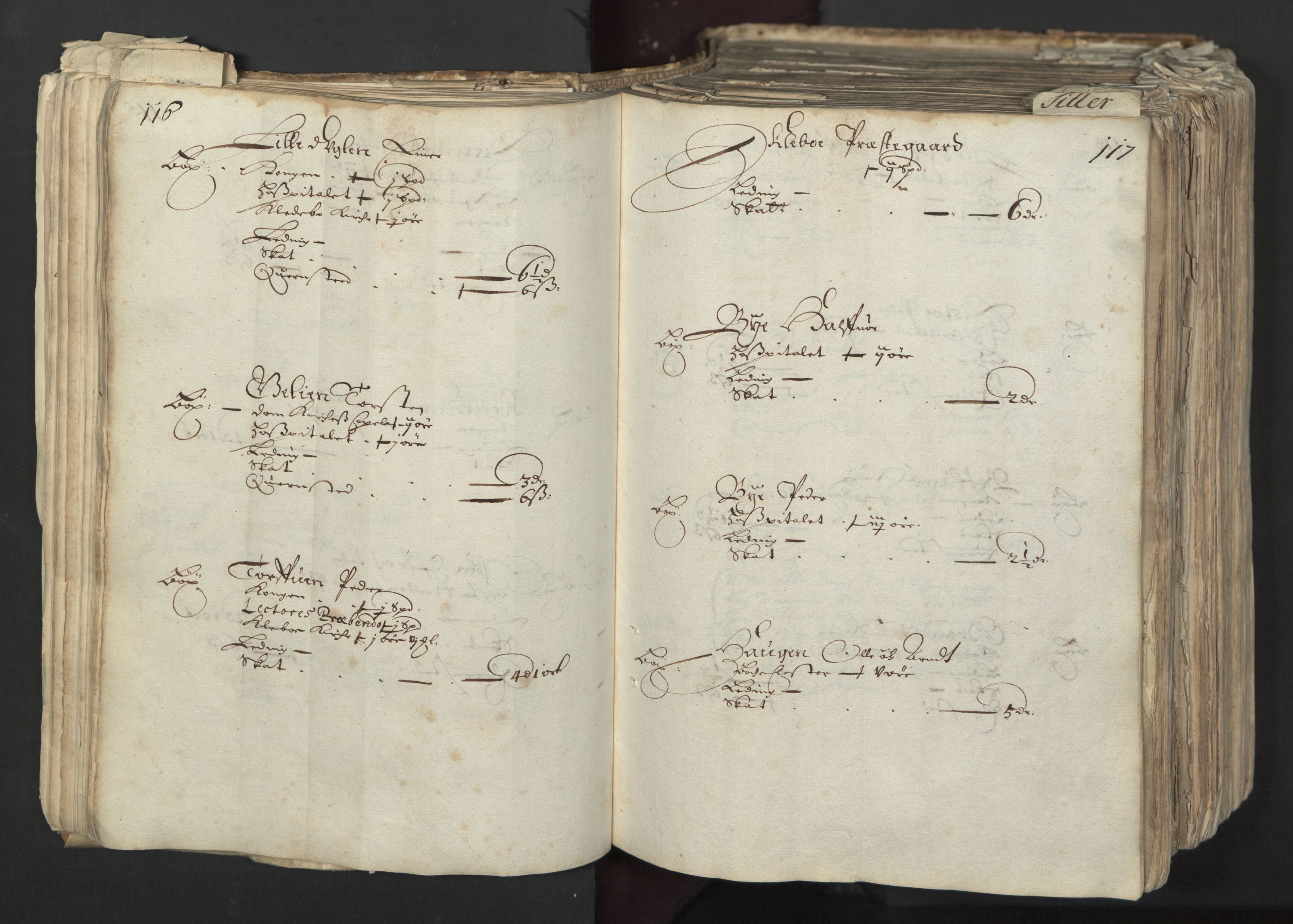 Rentekammeret inntil 1814, Realistisk ordnet avdeling, RA/EA-4070/L/L0027: Trondheim lagdømme:, 1661, p. 116-117