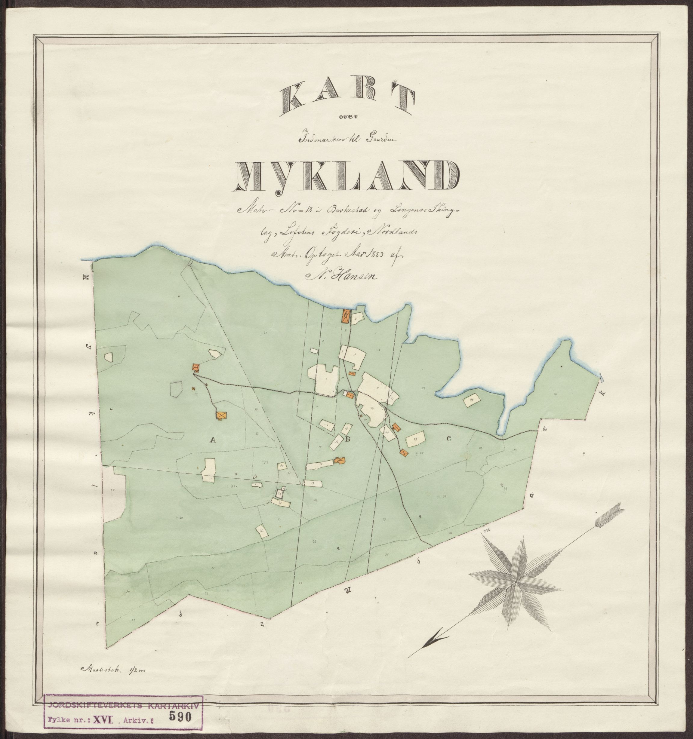 Jordskifteverkets kartarkiv, RA/S-3929/T, 1859-1988, p. 719