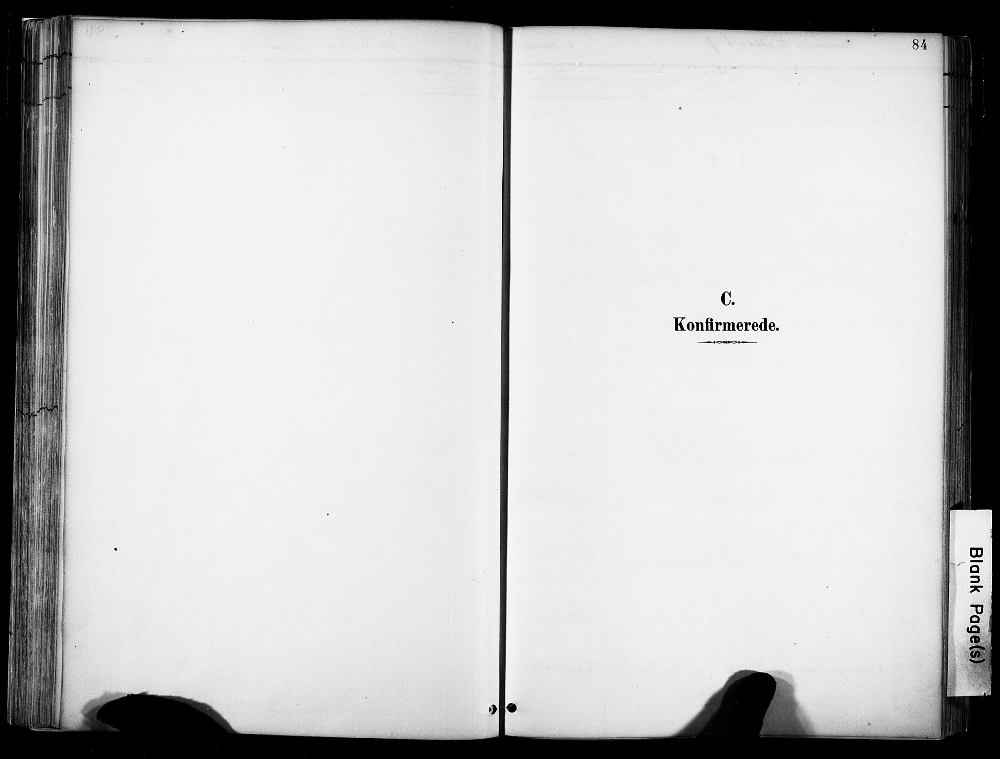 Lund sokneprestkontor, SAST/A-101809/S06/L0012: Parish register (official) no. A 11, 1887-1921, p. 84