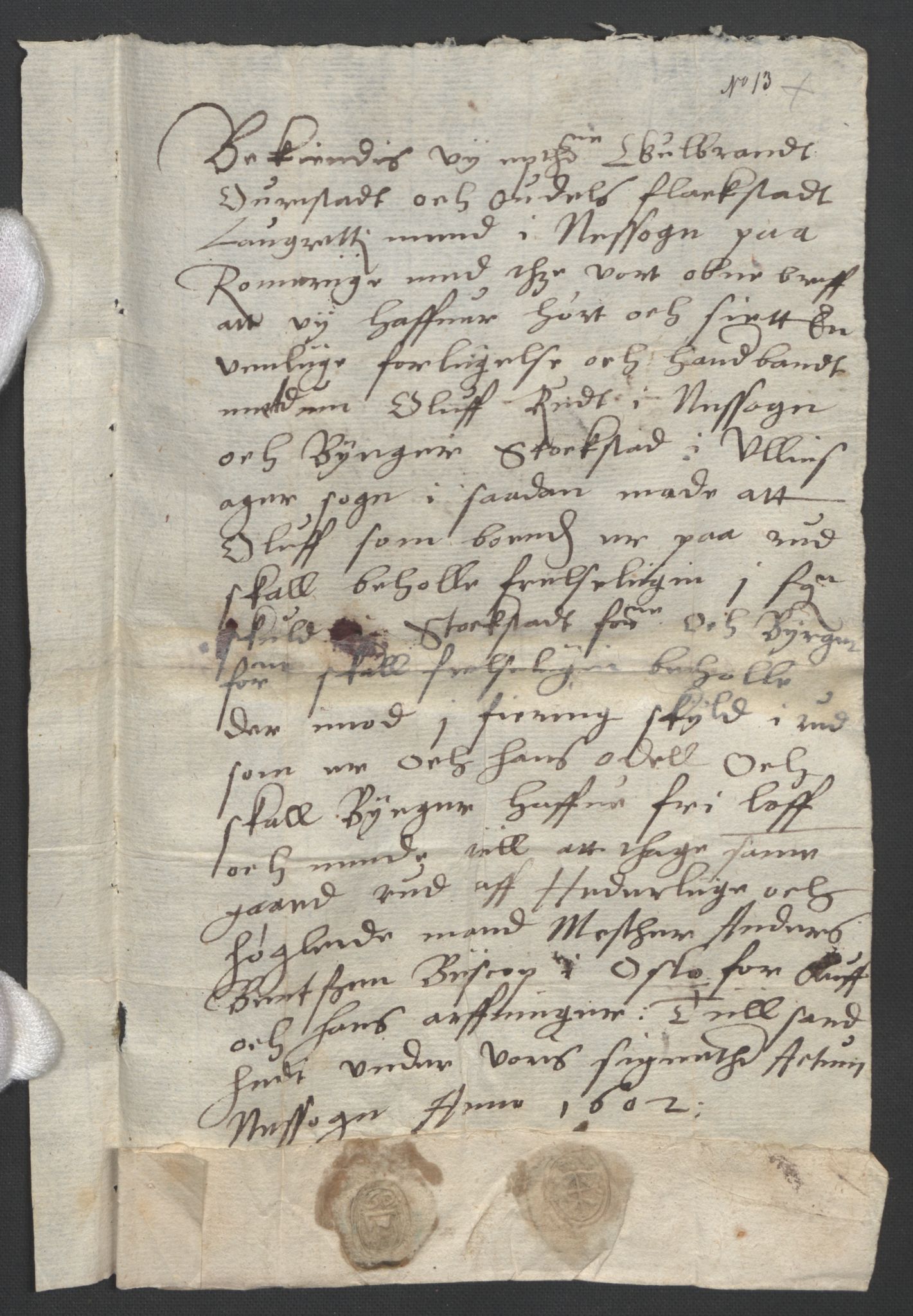Oslo stiftsdireksjon, SAO/A-11085/G/Gb/L0001: Bispestolens dokumenter, 1584-1612, p. 54