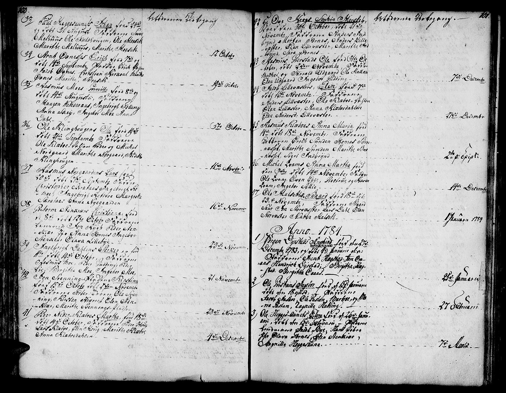 Ministerialprotokoller, klokkerbøker og fødselsregistre - Nord-Trøndelag, SAT/A-1458/746/L0440: Parish register (official) no. 746A02, 1760-1815, p. 100-101