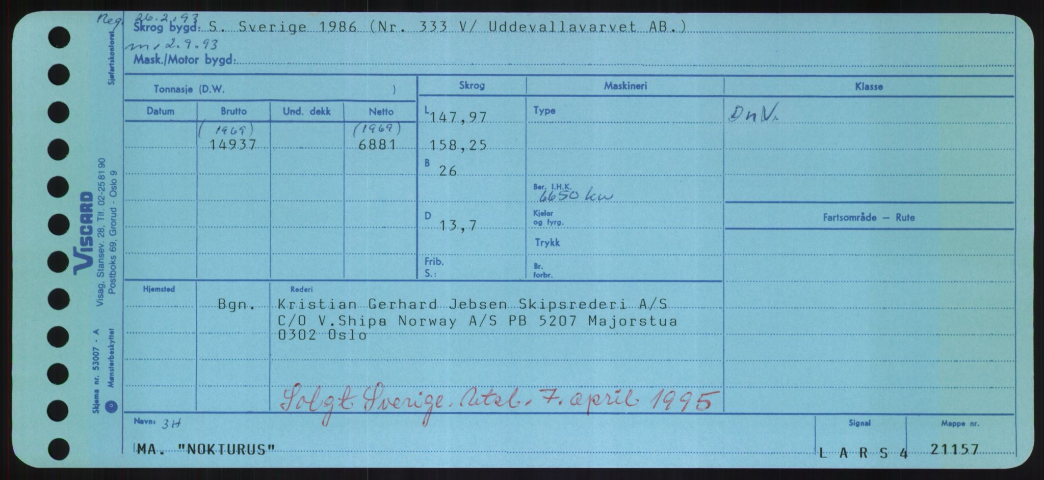 Sjøfartsdirektoratet med forløpere, Skipsmålingen, AV/RA-S-1627/H/Hd/L0026: Fartøy, N-Norhol, p. 243