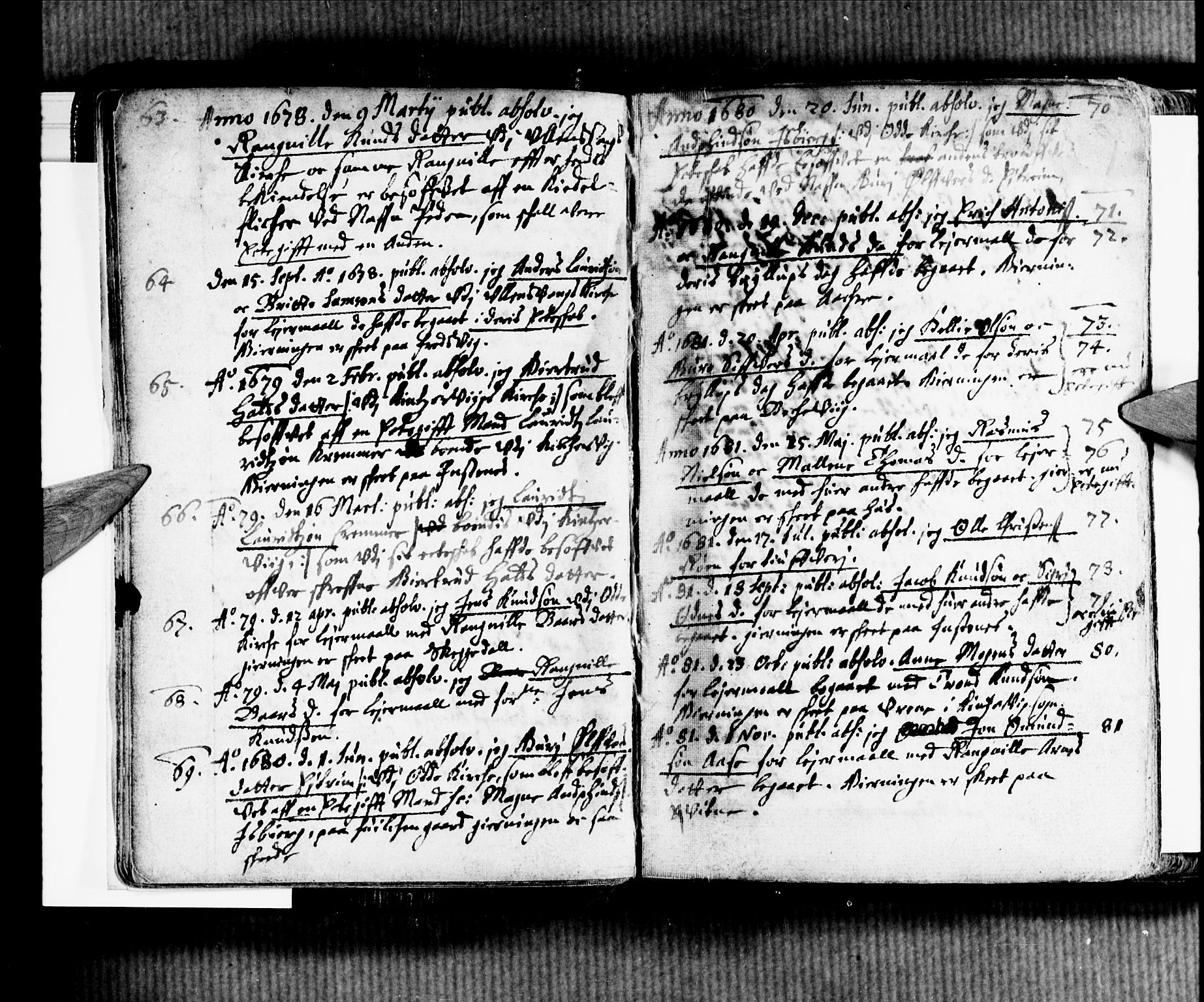 Ullensvang sokneprestembete, SAB/A-78701/H/Haa: Parish register (official) no. A 2, 1669-1732, p. 7