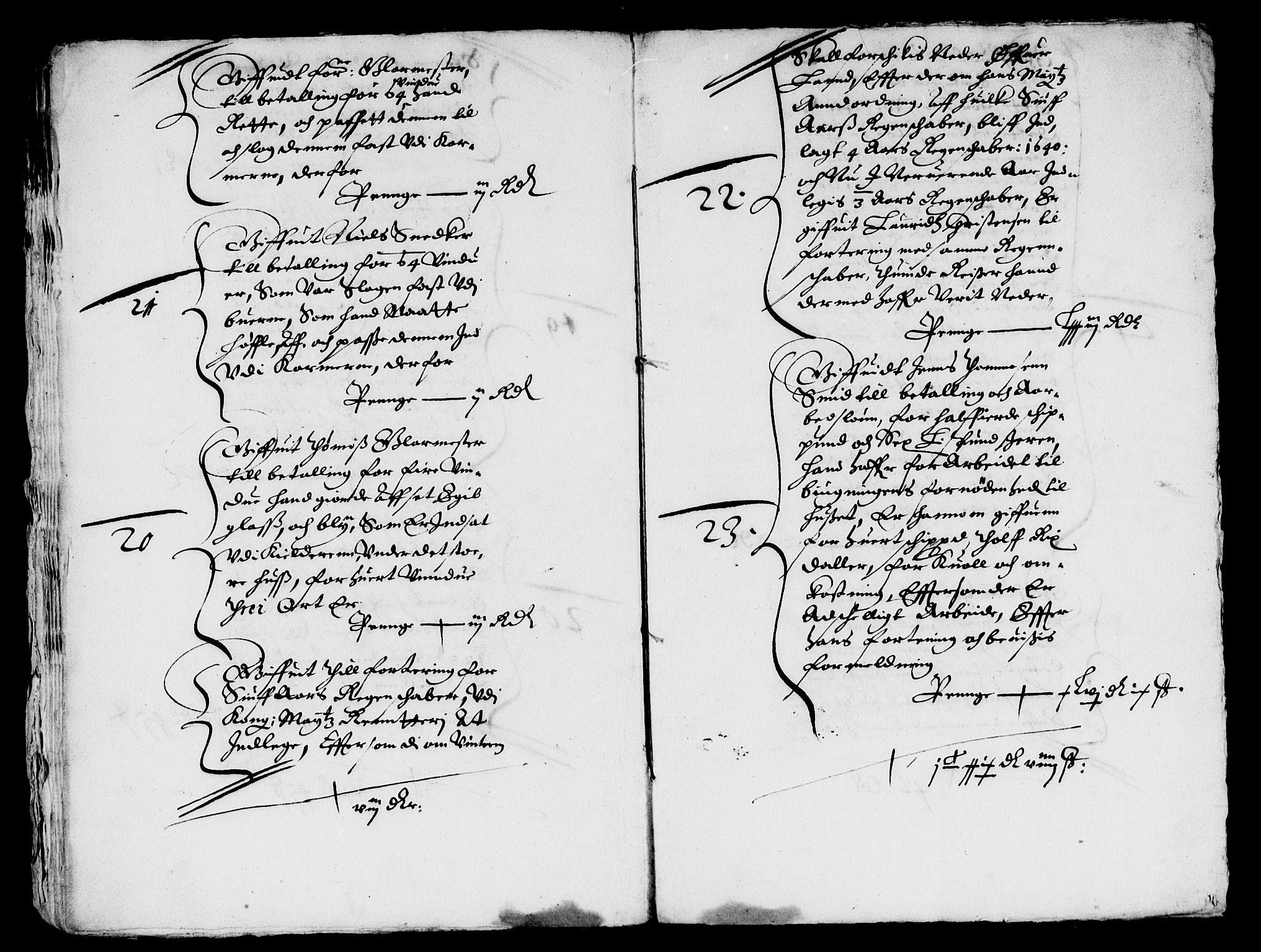 Rentekammeret inntil 1814, Reviderte regnskaper, Lensregnskaper, AV/RA-EA-5023/R/Rb/Rbq/L0033: Nedenes len. Mandals len. Råbyggelag., 1642-1644