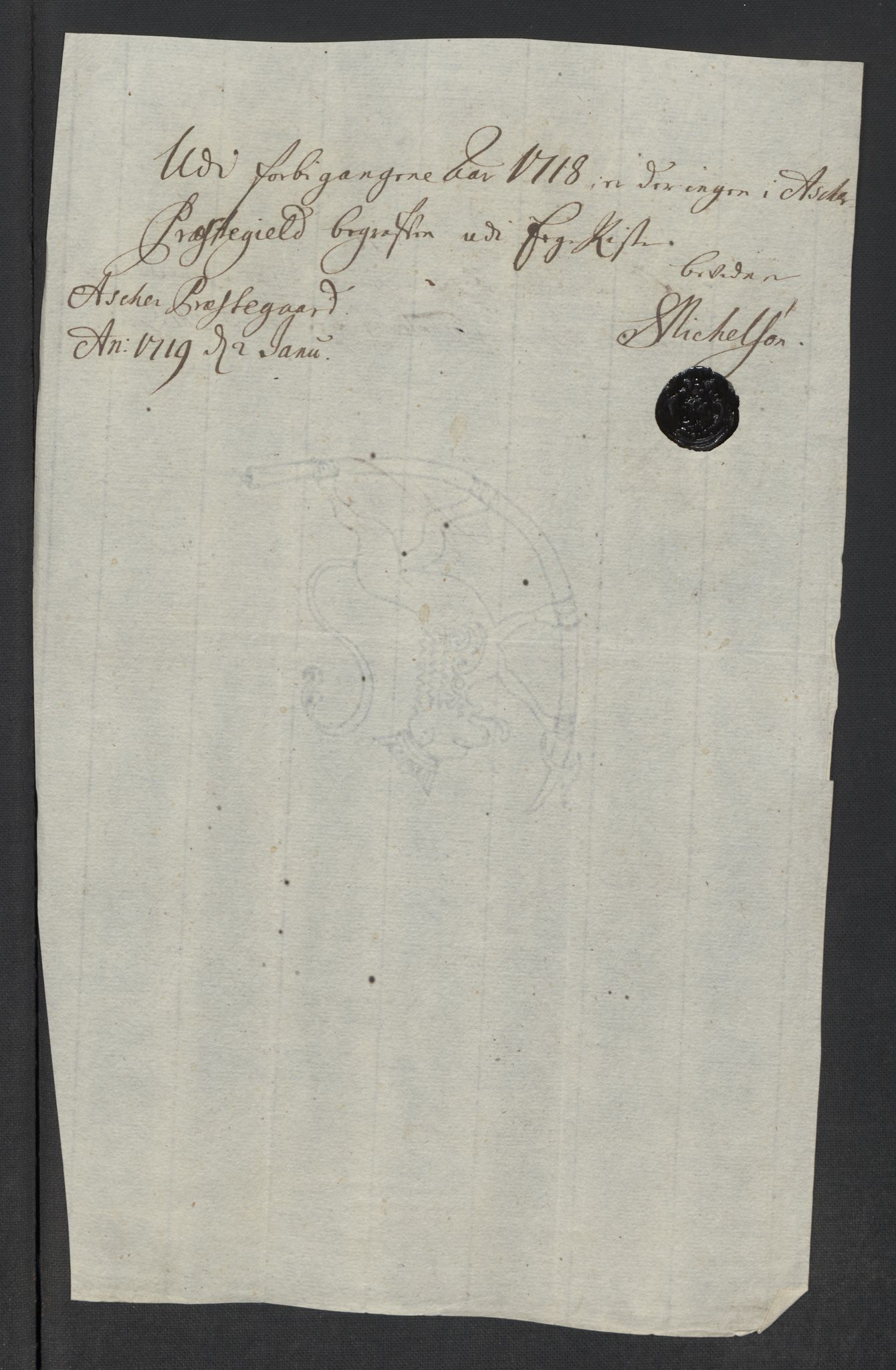 Rentekammeret inntil 1814, Reviderte regnskaper, Fogderegnskap, AV/RA-EA-4092/R10/L0456: Fogderegnskap Aker og Follo, 1718, p. 181